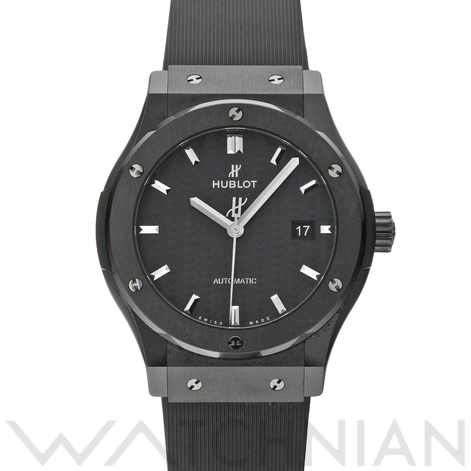 クラシックフュージョン ブラックマジック 542.CM.1771.RX ブラックカーボン ウブロ HUBLOT メンズ 【中古】