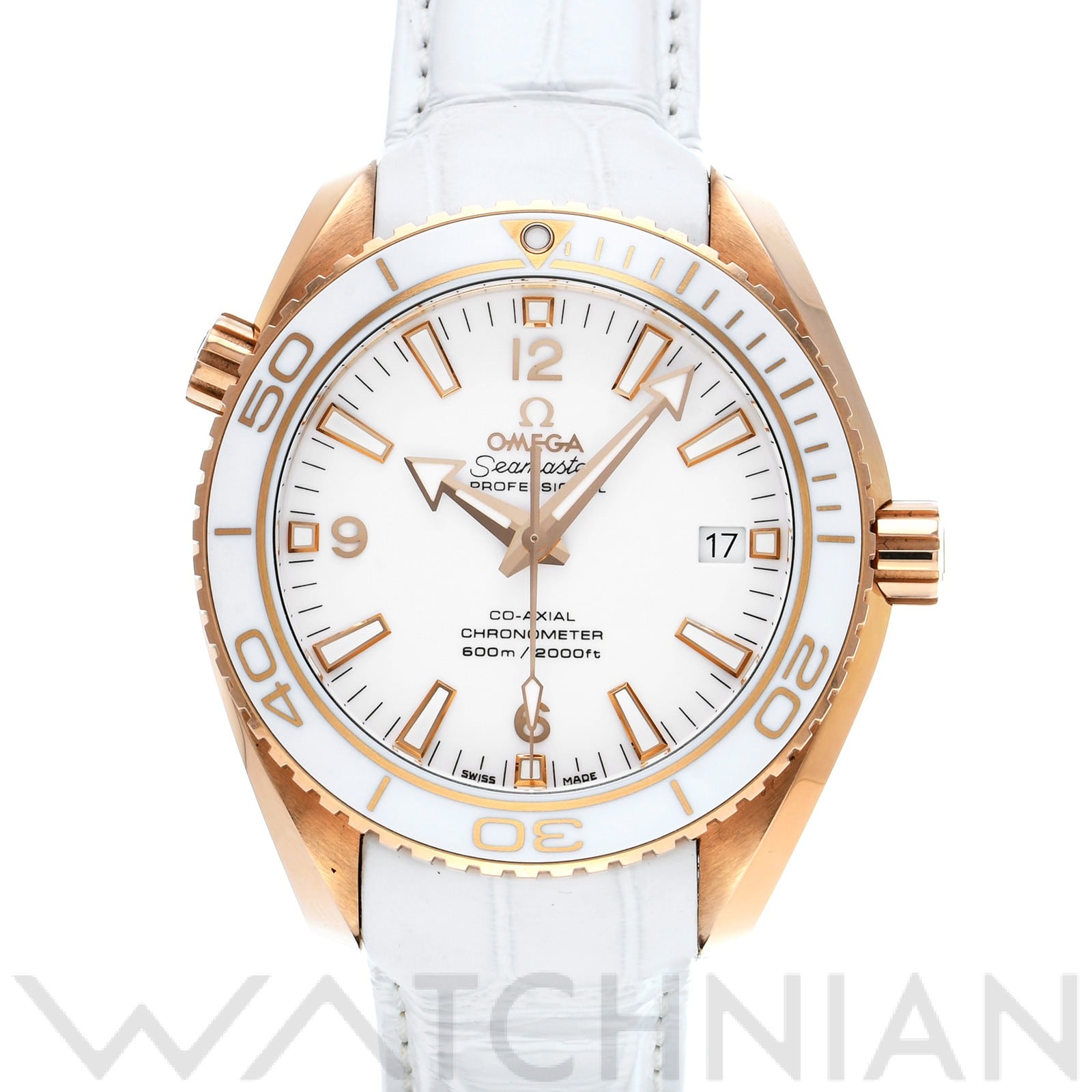 オメガ / OMEGA シーマスター プラネットオーシャン 600 コーアクシャル 232.63.42.21.04.001 ホワイト メンズ 時計 【中古】【wristwatch】