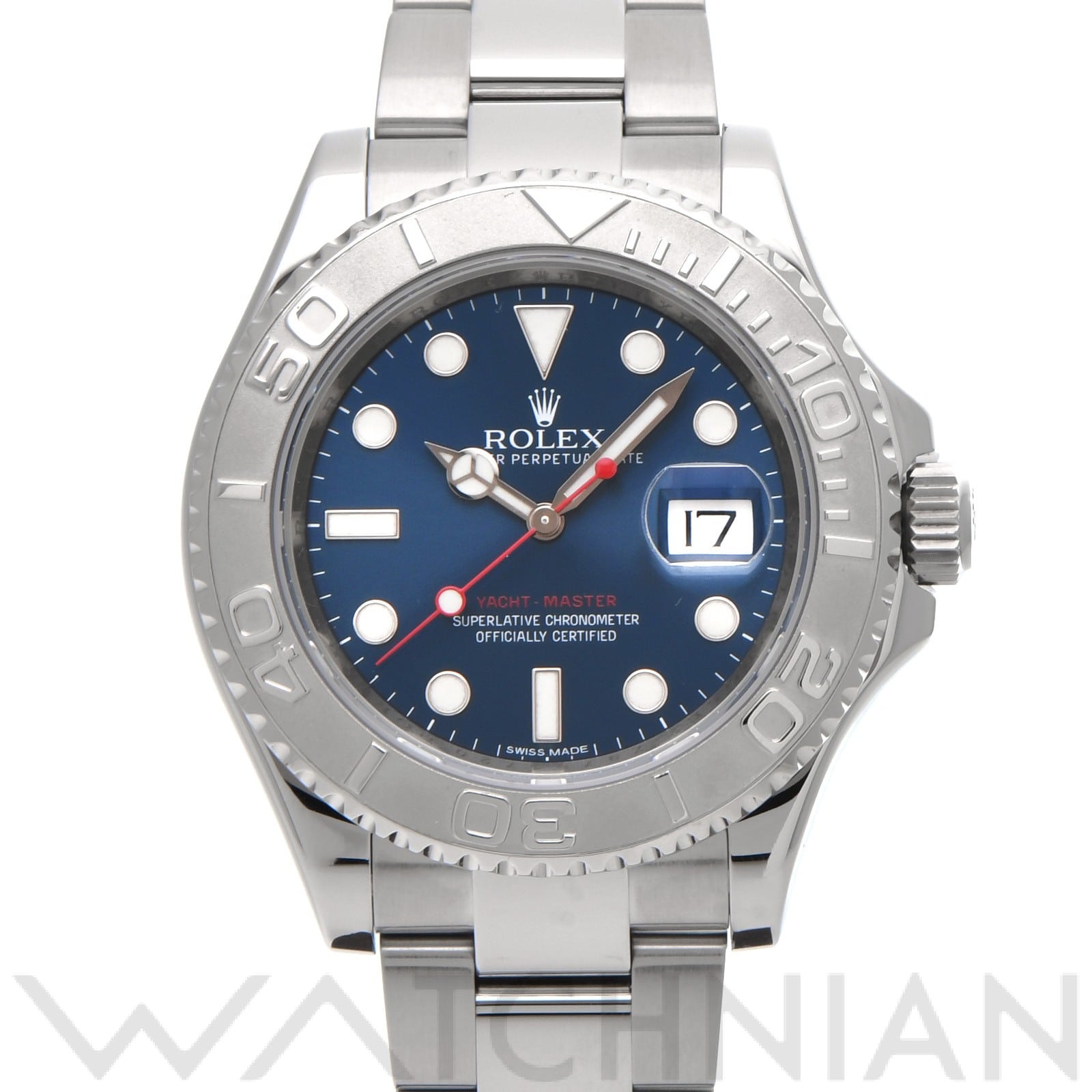 ヨットマスター 40 116622 ランダムシリアル ブルー ロレックス ROLEX メンズ 【中古】