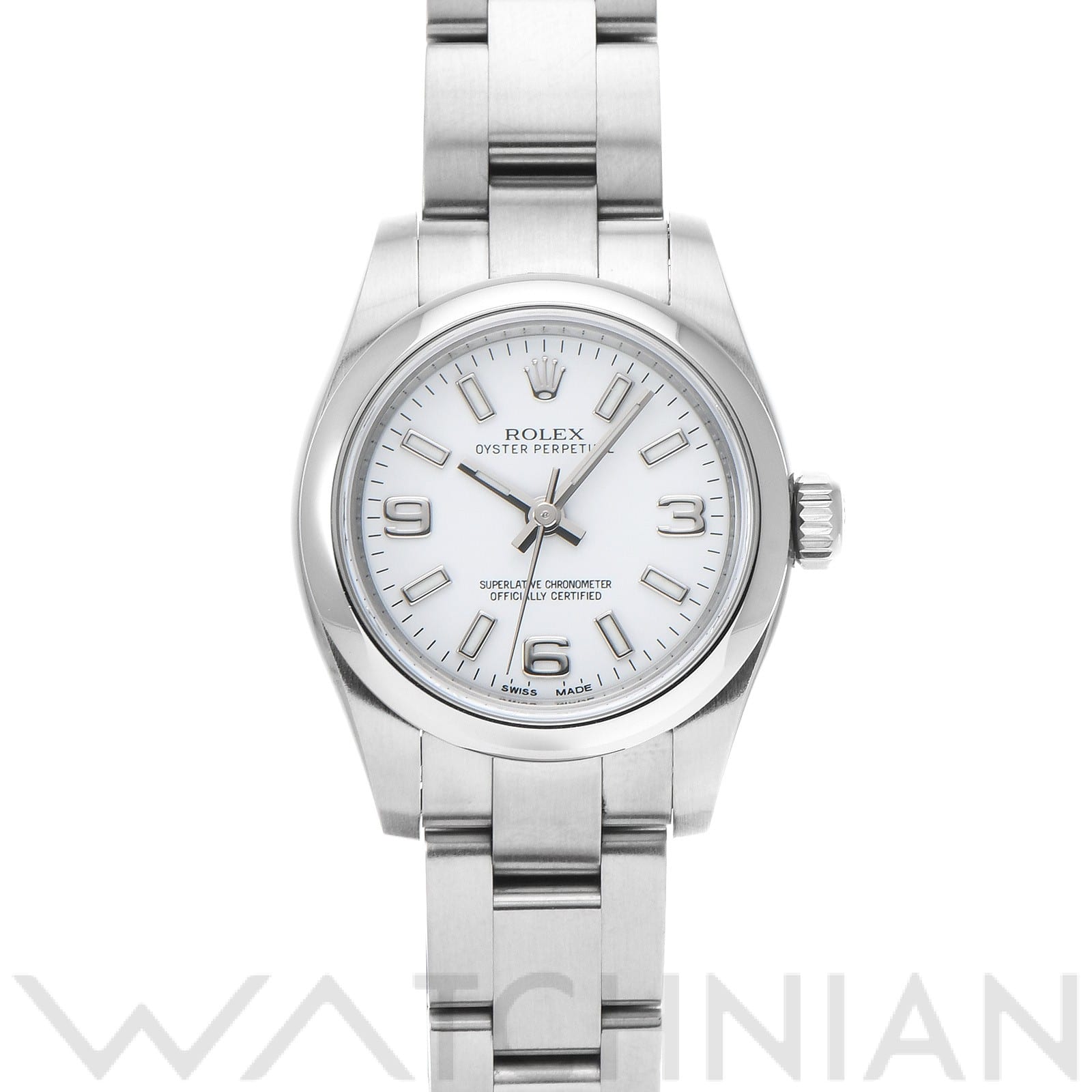 ロレックス / ROLEX オイスターパーペチュアル 26 176200 ホワイト レディース 時計 【中古】【wristwatch】