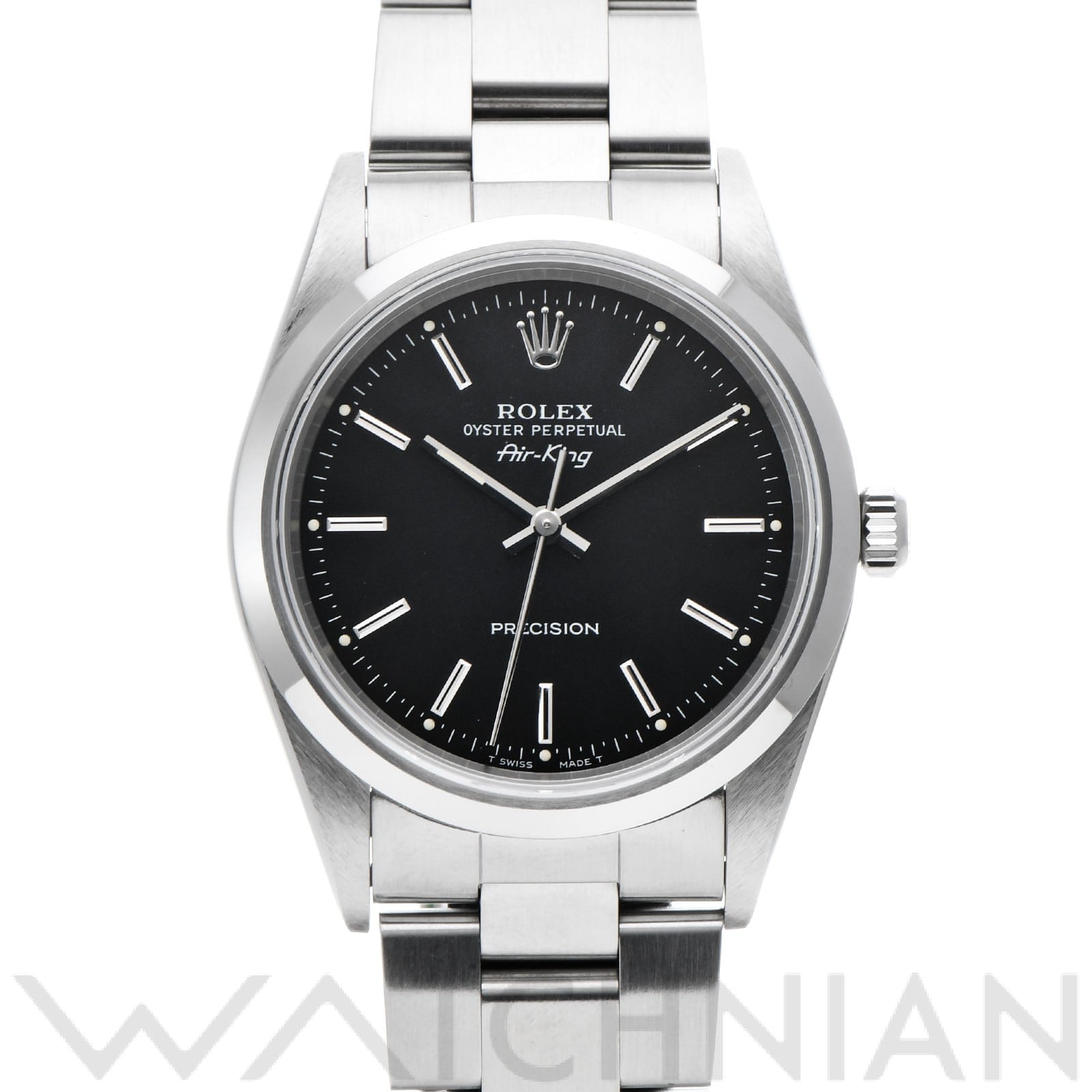 ロレックス エアキング 14000 ブラック メンズ 時計 【中古】【wristwatch】