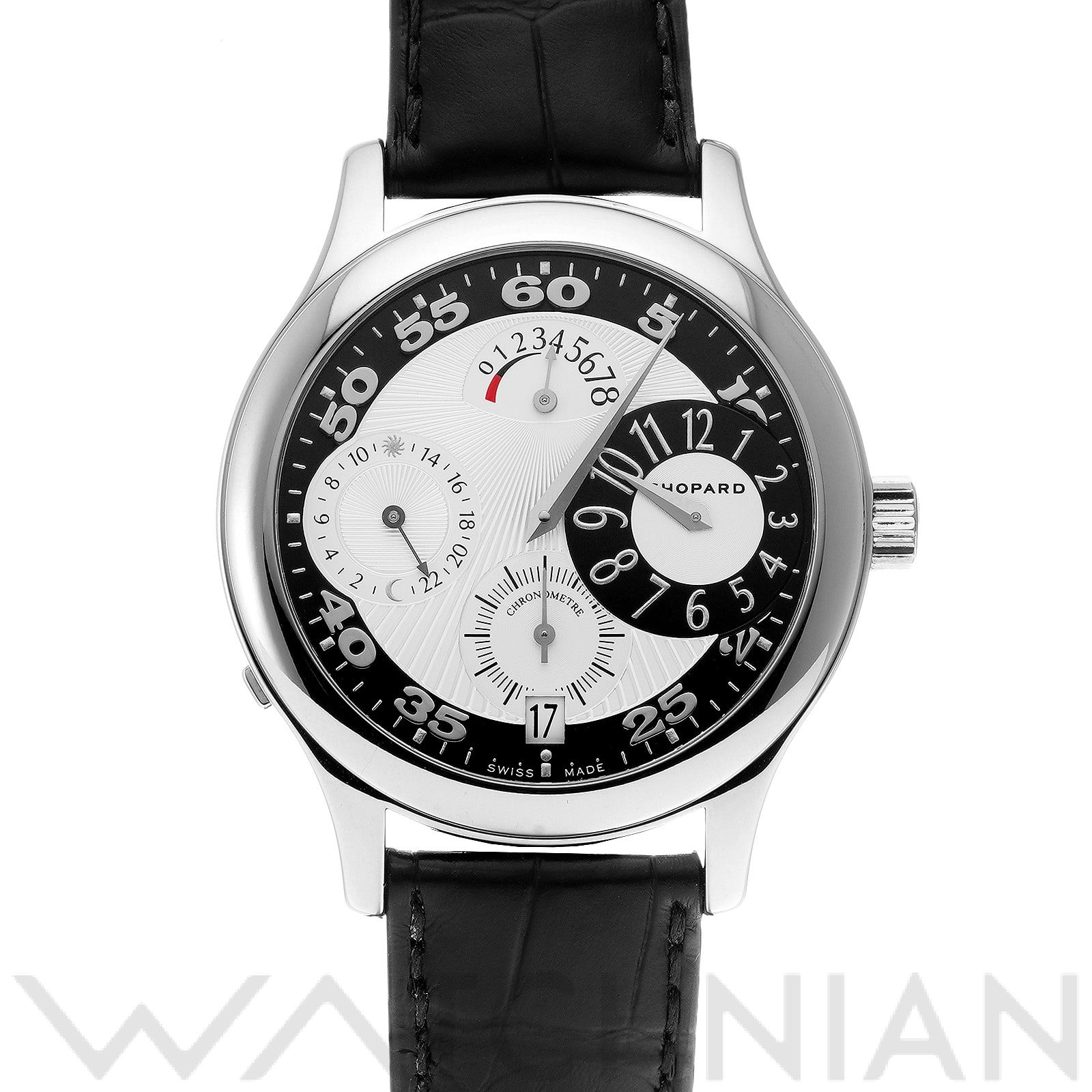 L.U.C レギュレーター 161874-001 シルバー ショパール Chopard メンズ 【中古】