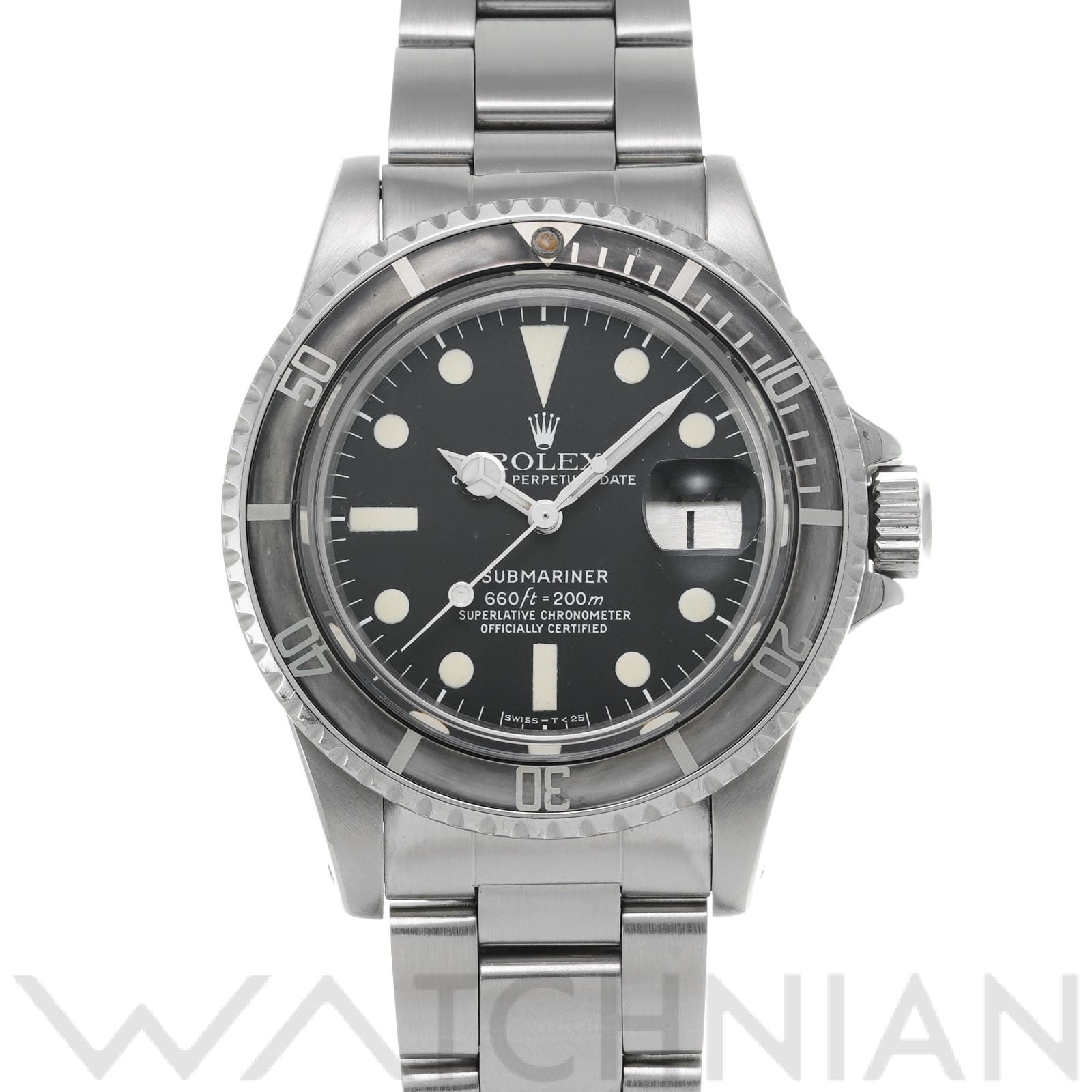 サブマリーナ デイト mark2 1680 53番台(1977年頃製造) ブラック ロレックス ROLEX メンズ 【中古】