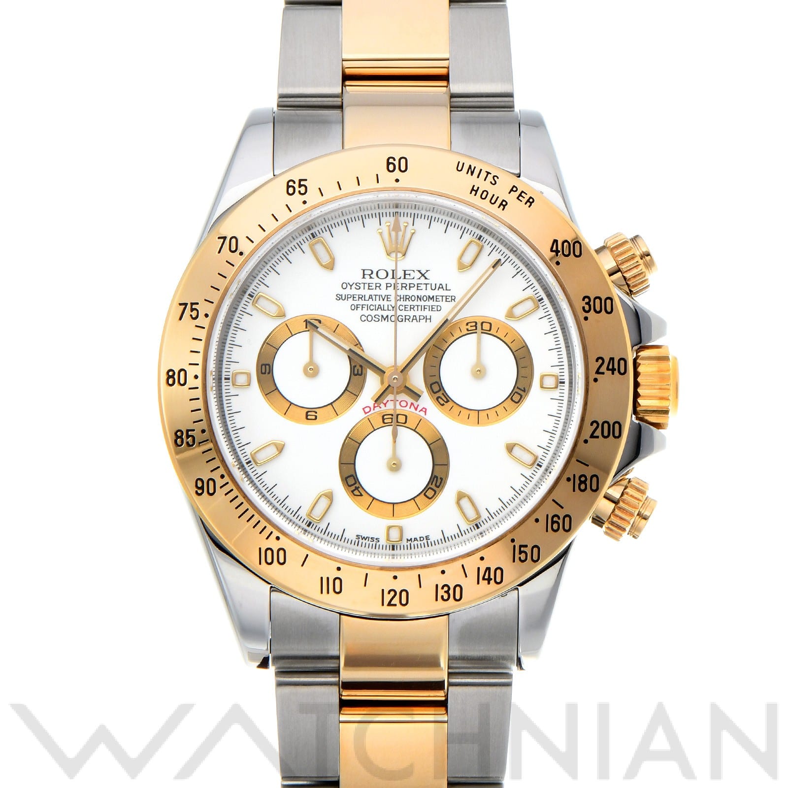 ロレックス コスモグラフ デイトナ 116523 ホワイト メンズ 時計 【中古】【wristwatch】