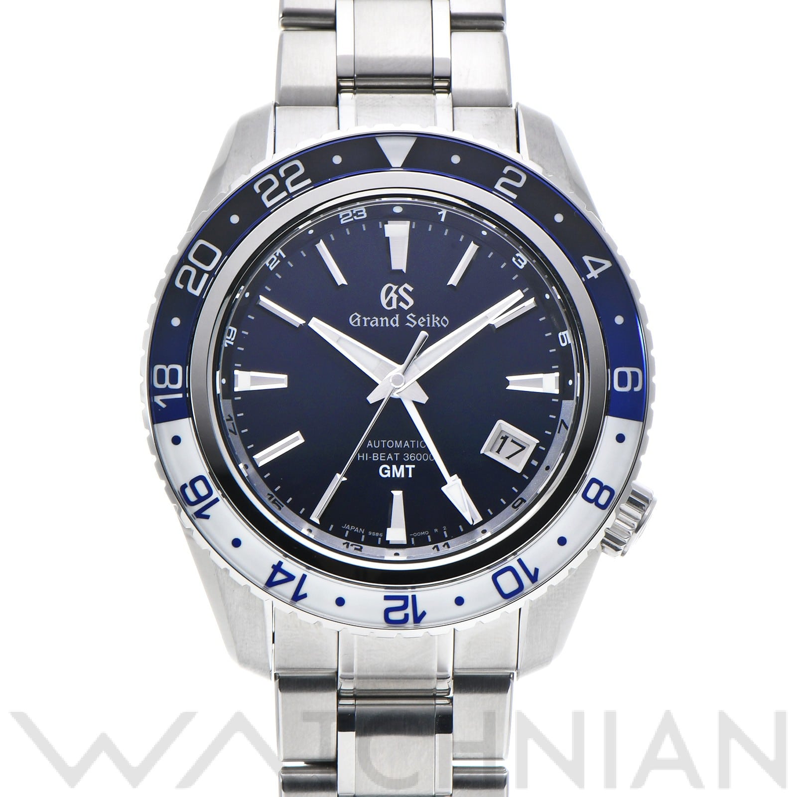 グランドセイコー / Grand Seiko メカニカル ハイビート36000 GMT SBGJ237 ミッドナイトブルー メンズ 時計 【中古】【wristwatch】