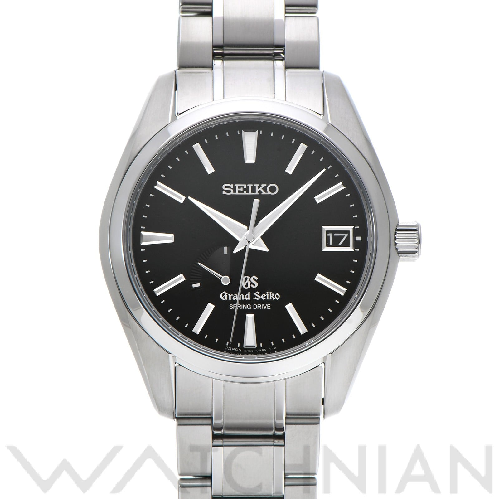 グランドセイコー / Grand Seiko スプリングドライブ SBGA003 ブラック メンズ 時計 【中古】【wristwatch】