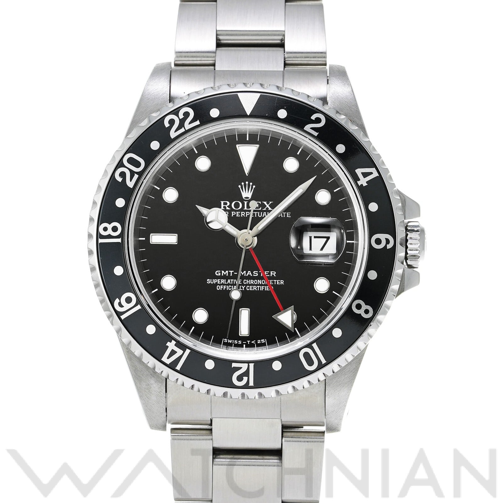 ロレックス GMTマスター 16700 ブラック メンズ 時計 【中古】【wristwatch】