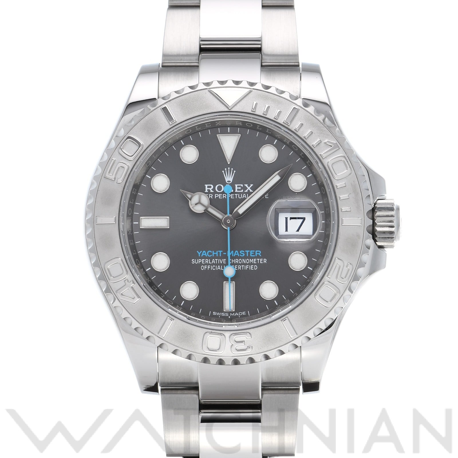 ヨットマスター 40 116622 ランダムシリアル ダークロジウム ロレックス ROLEX メンズ 【中古】