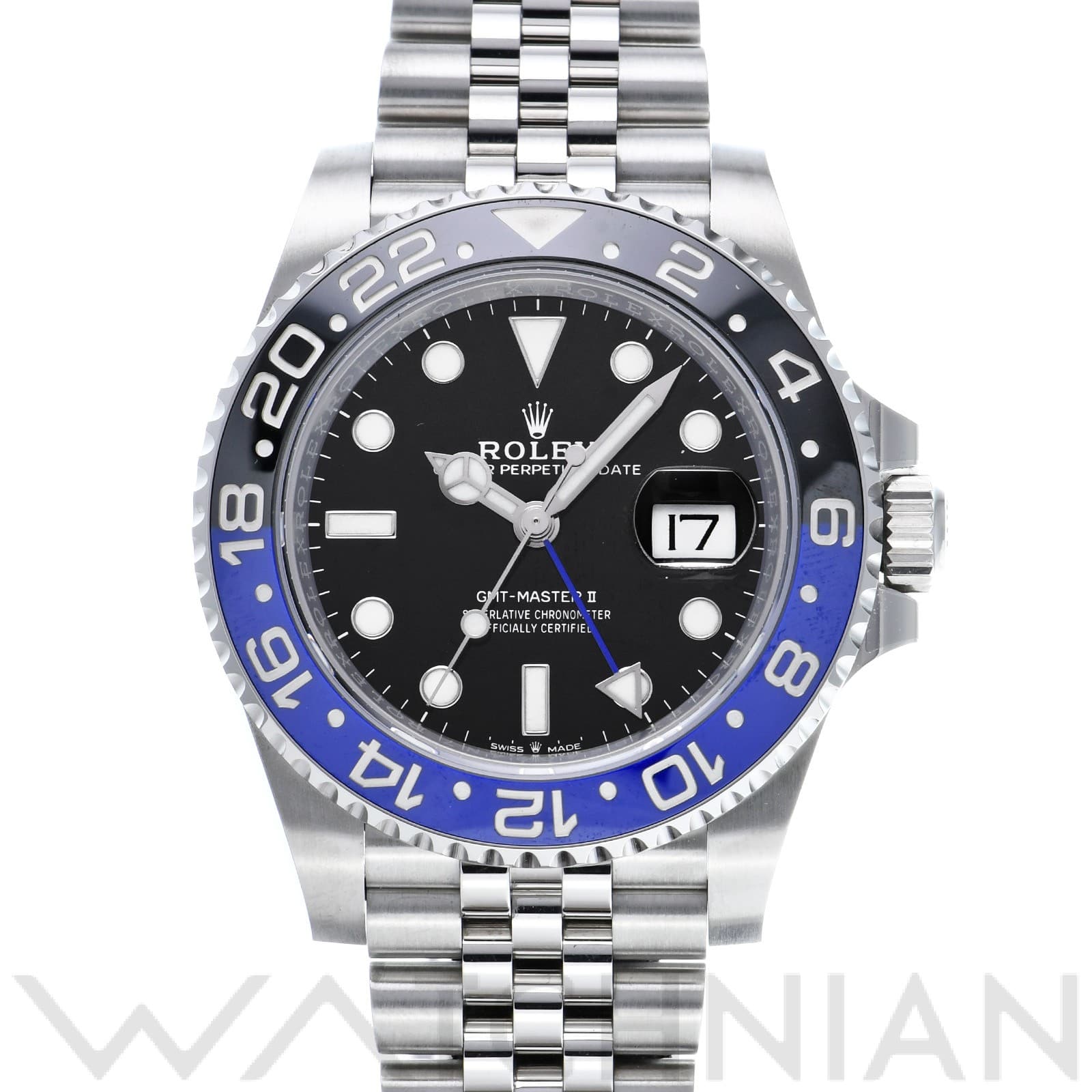 ロレックス GMTマスターII 126710BLNR ブラック メンズ 時計 【中古】【wristwatch】