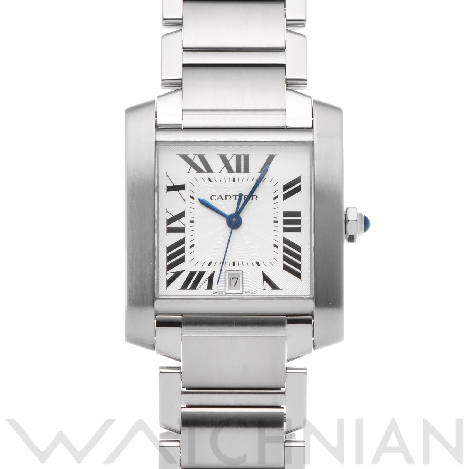 カルティエ / CARTIER タンクフランセーズ LM W51002Q3 シルバー メンズ 時計 【中古】【wristwatch】