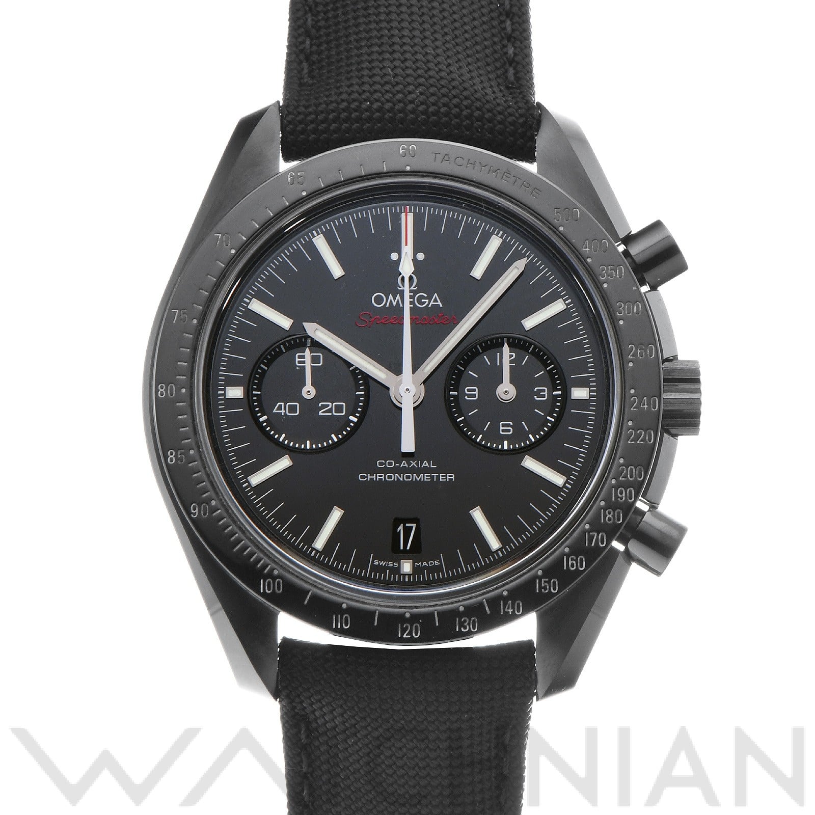 スピードマスター ムーンウォッチ ダークサイドオブザムーン コーアクシャル 311.92.44.51.01.003 ブラック オメガ OMEGA メンズ 【中古】