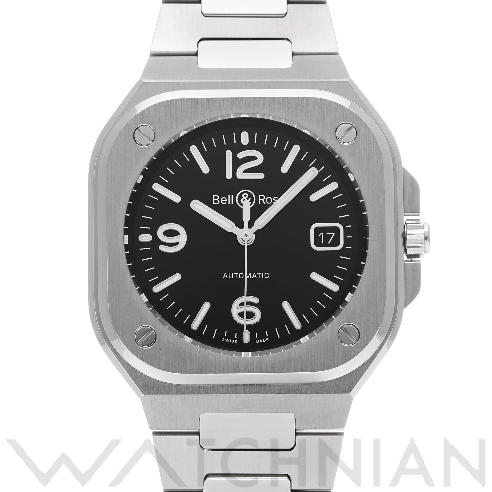 ベル＆ロス / Bell & Ross BR 05 ブラックスチール BR05A-BL-ST/SST ブラック メンズ 時計 【中古】【wristwatch】