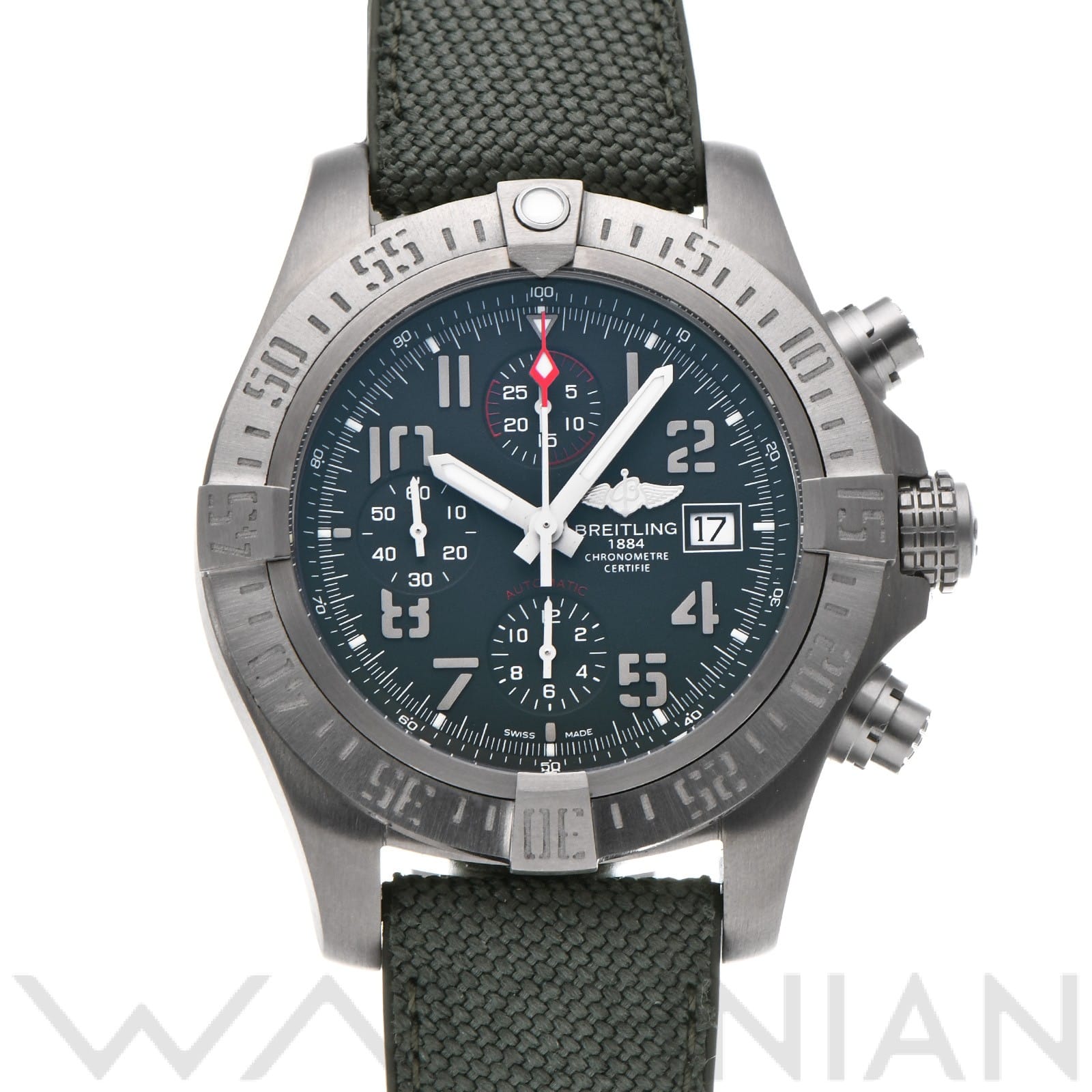 ブライトリング / BREITLING アベンジャー バンディット E13383 ブルー メンズ 時計 【中古】【wristwatch】