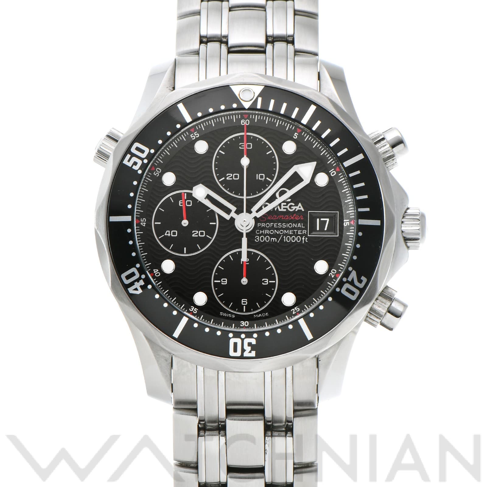 オメガ / OMEGA シーマスター ダイバー300 クロノグラフ 213.30.42.40.01.001 ブラック メンズ 時計 【中古】【wristwatch】