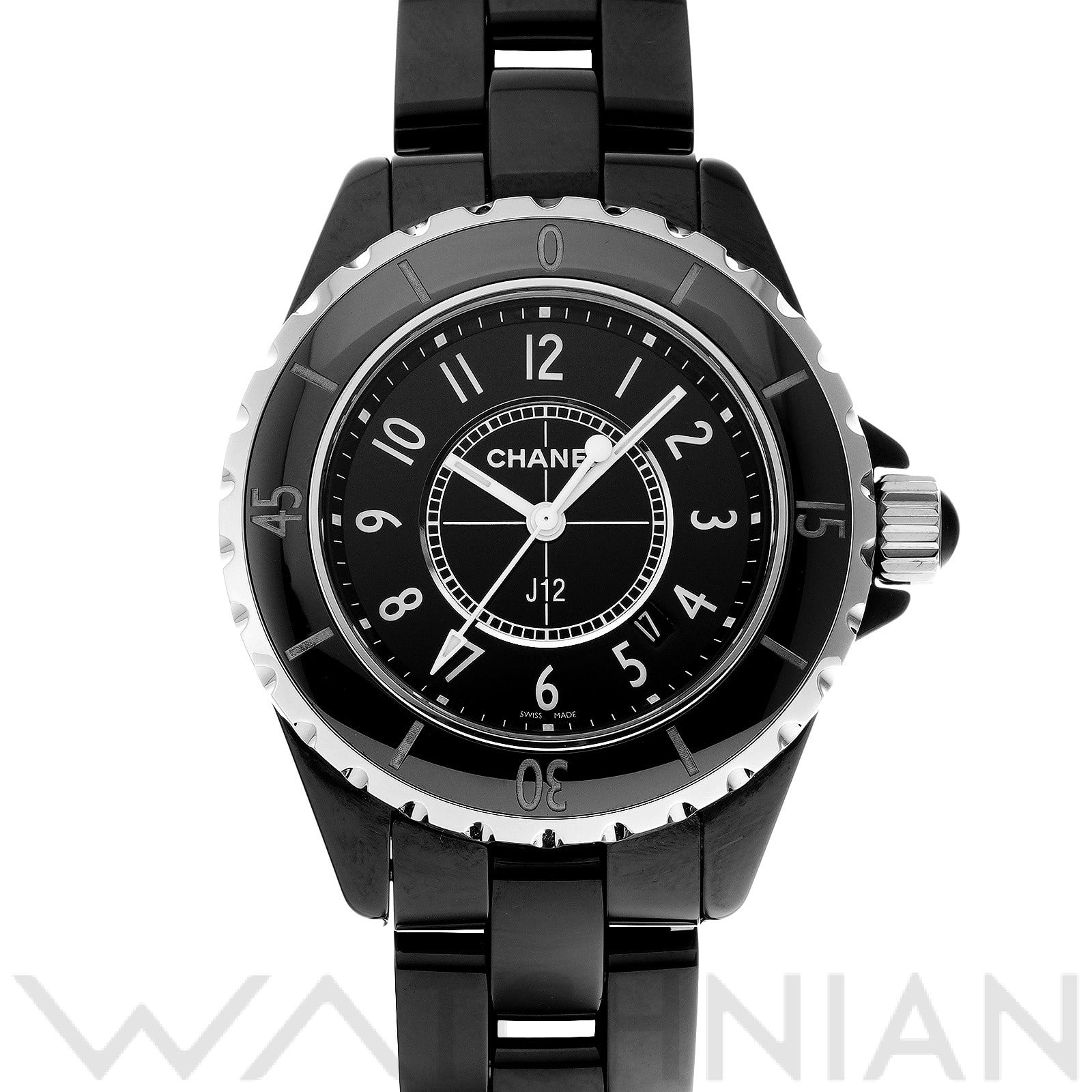 シャネル / CHANEL J12 33 H0682 ブラック レディース 時計 【中古】【wristwatch】