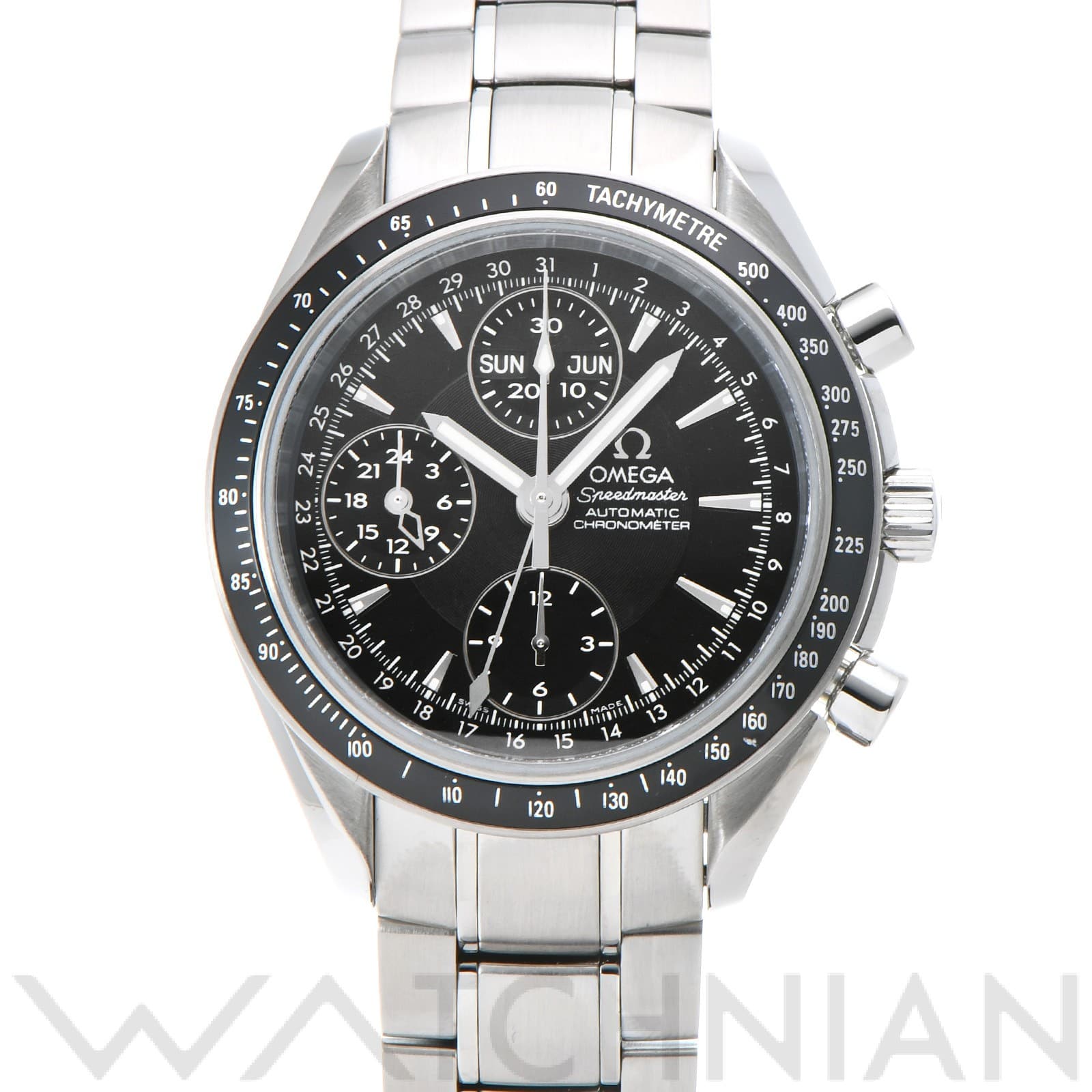 オメガ / OMEGA スピードマスター トリプルカレンダー 3220.50 ブラック メンズ 時計 【中古】【wristwatch】