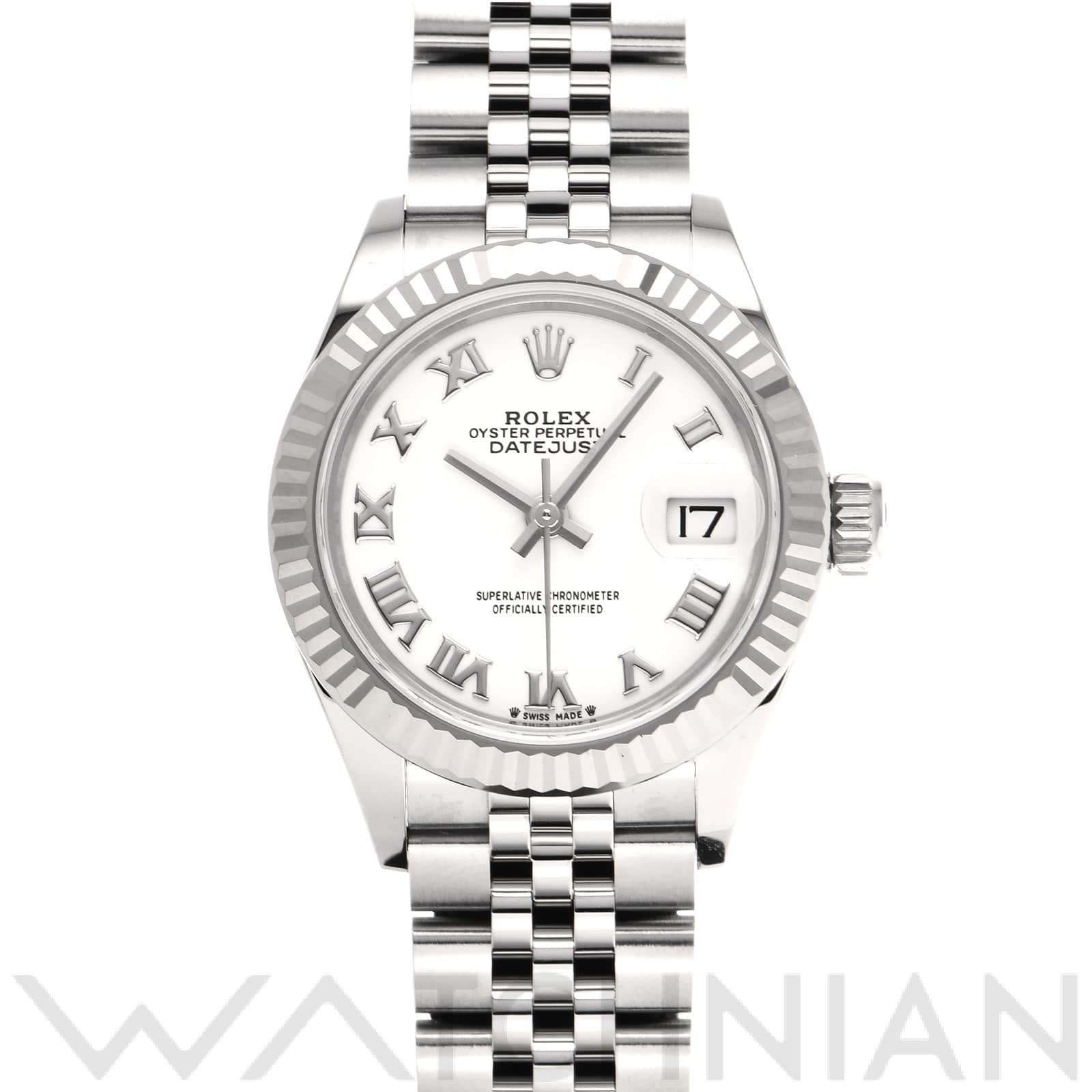 ロレックス レディ デイトジャスト 28 279174 ホワイト レディース 時計 【中古】【wristwatch】