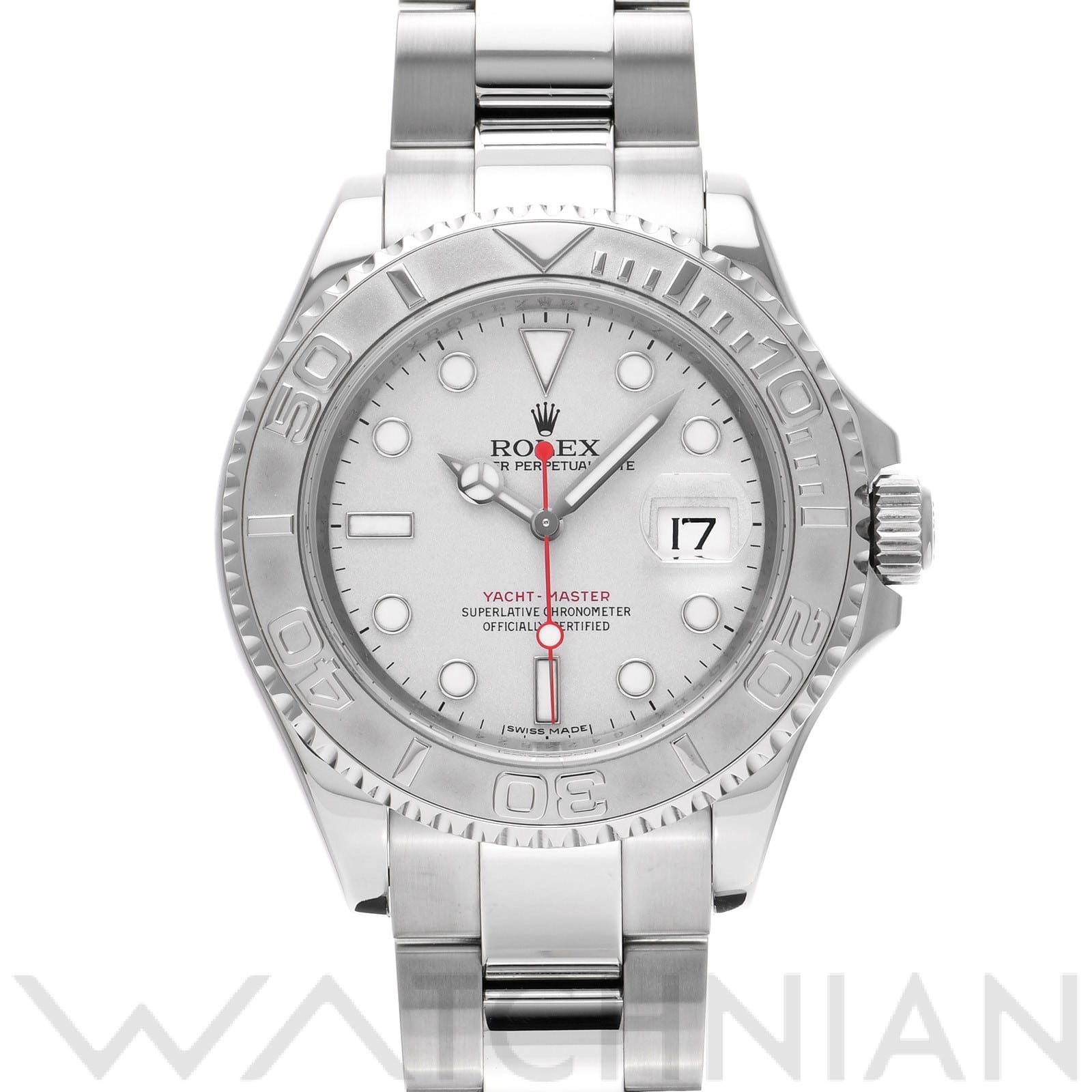 ヨットマスター ロレジウム 16622 G番(2011年頃製造) グレー ロレックス ROLEX メンズ 【中古】