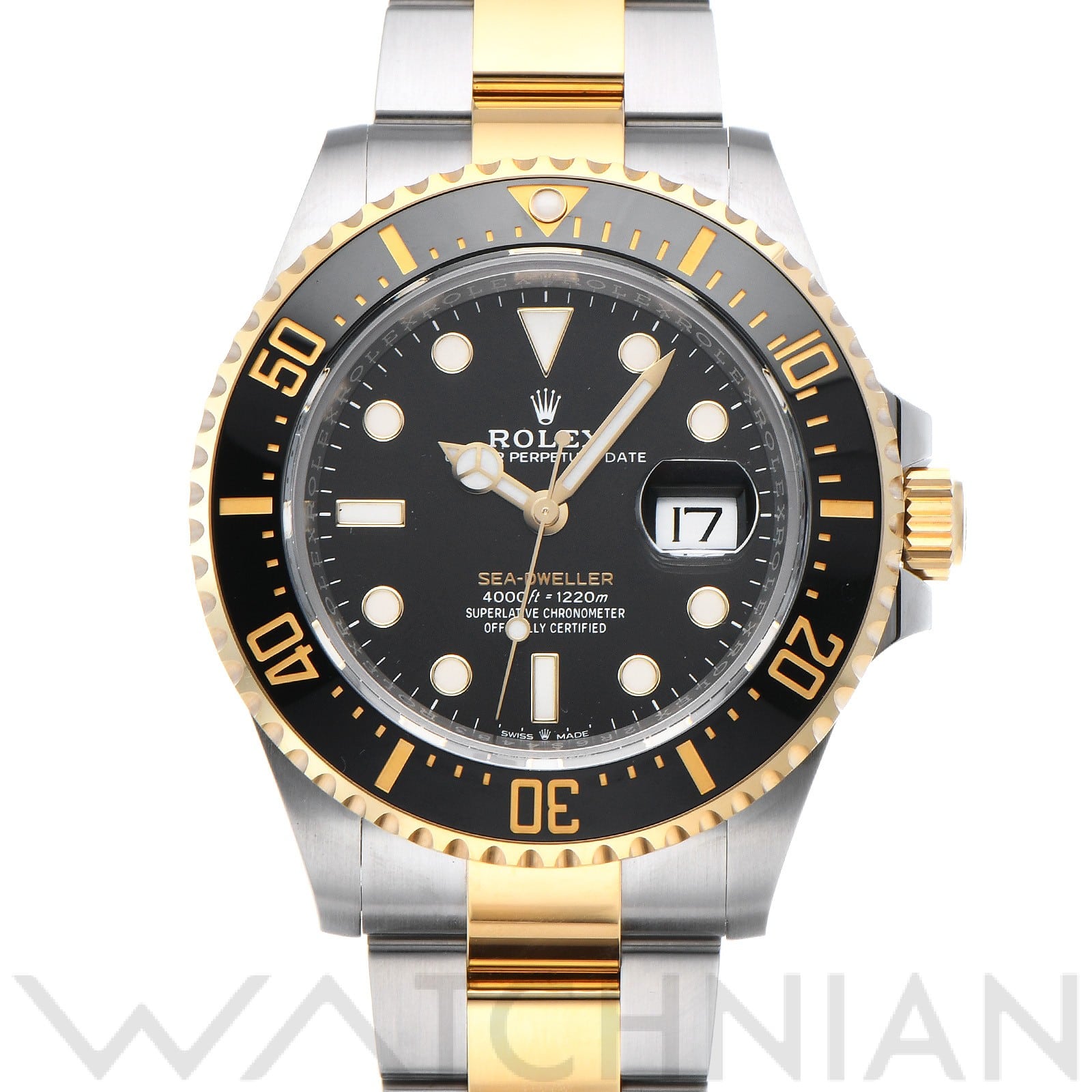 ロレックス シードゥエラー 126603 ブラック メンズ 時計 【中古】【wristwatch】