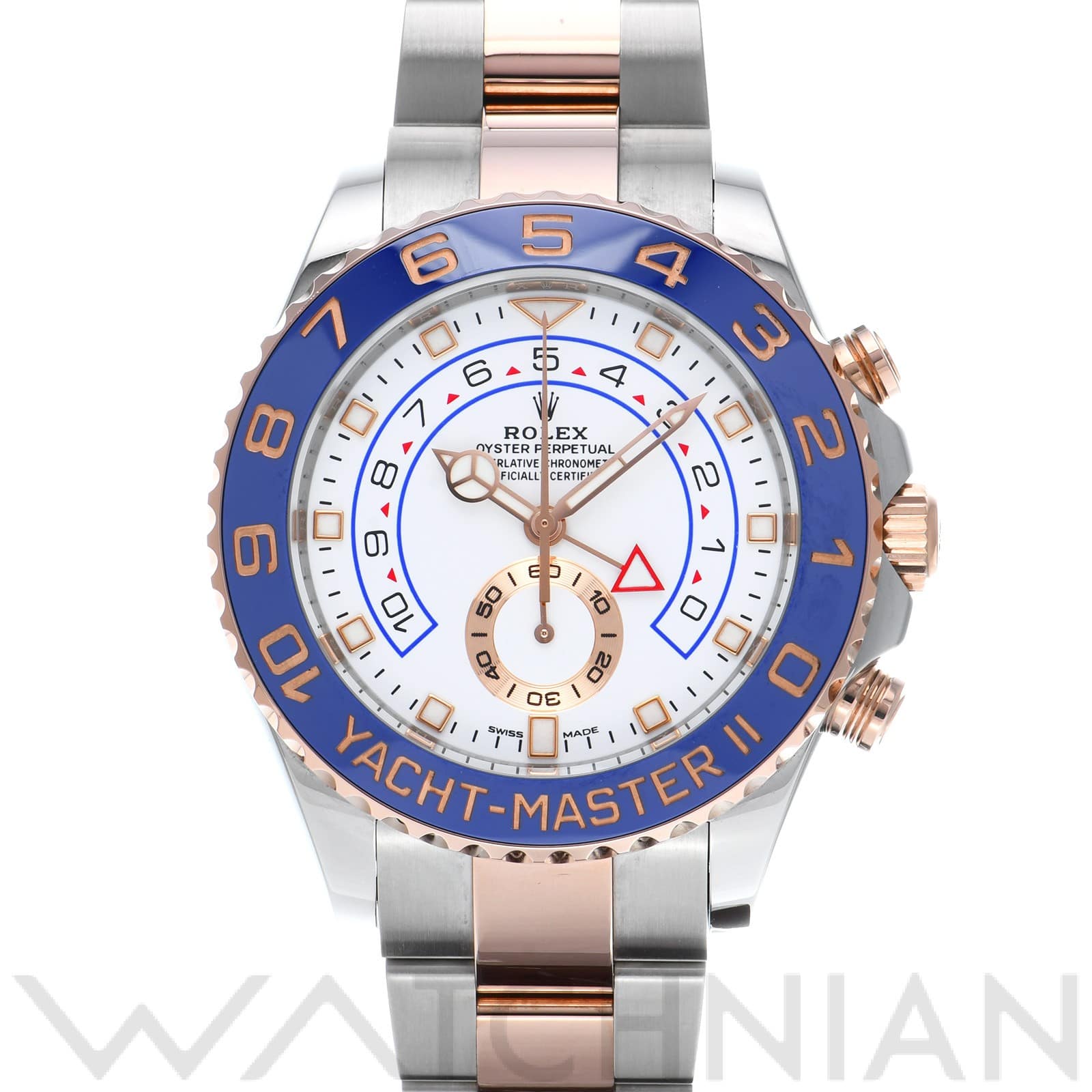 ロレックス ヨットマスターII 116681 ホワイト メンズ 時計 【中古】【wristwatch】