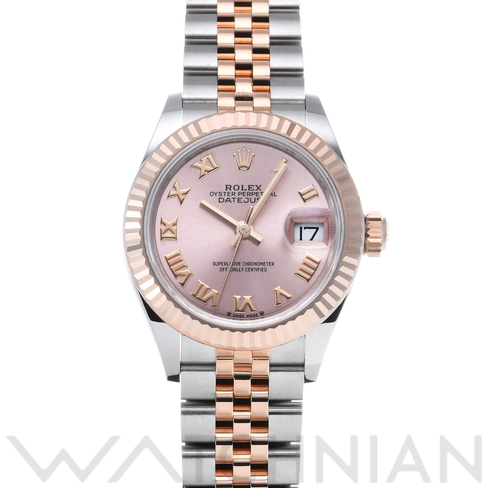 ロレックス レディ デイトジャスト 28 279171 ピンク レディース 時計 【中古】【wristwatch】