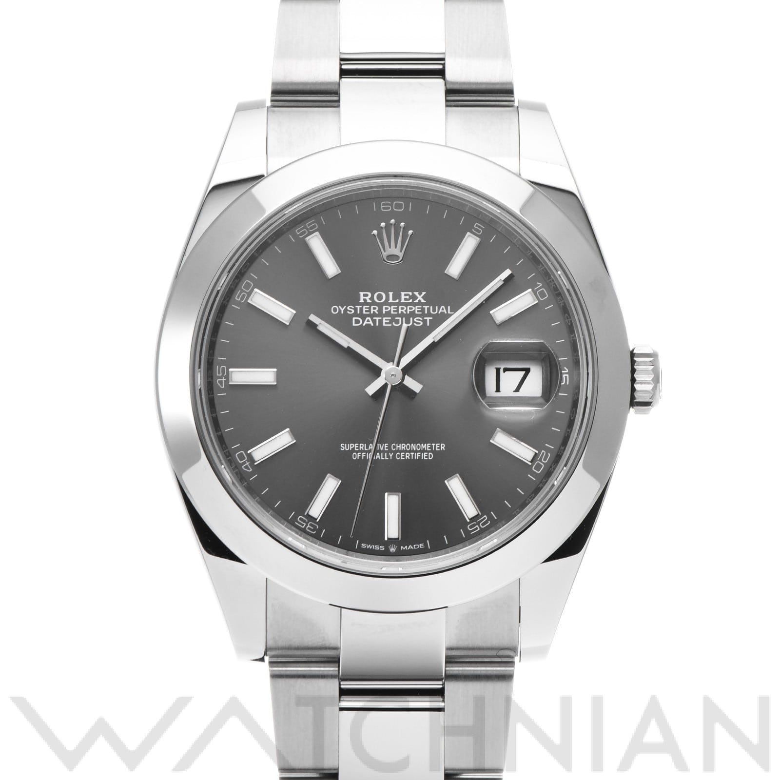 ロレックス / ROLEX デイトジャスト 41 126300 スレート メンズ 時計 【中古】【wristwatch】