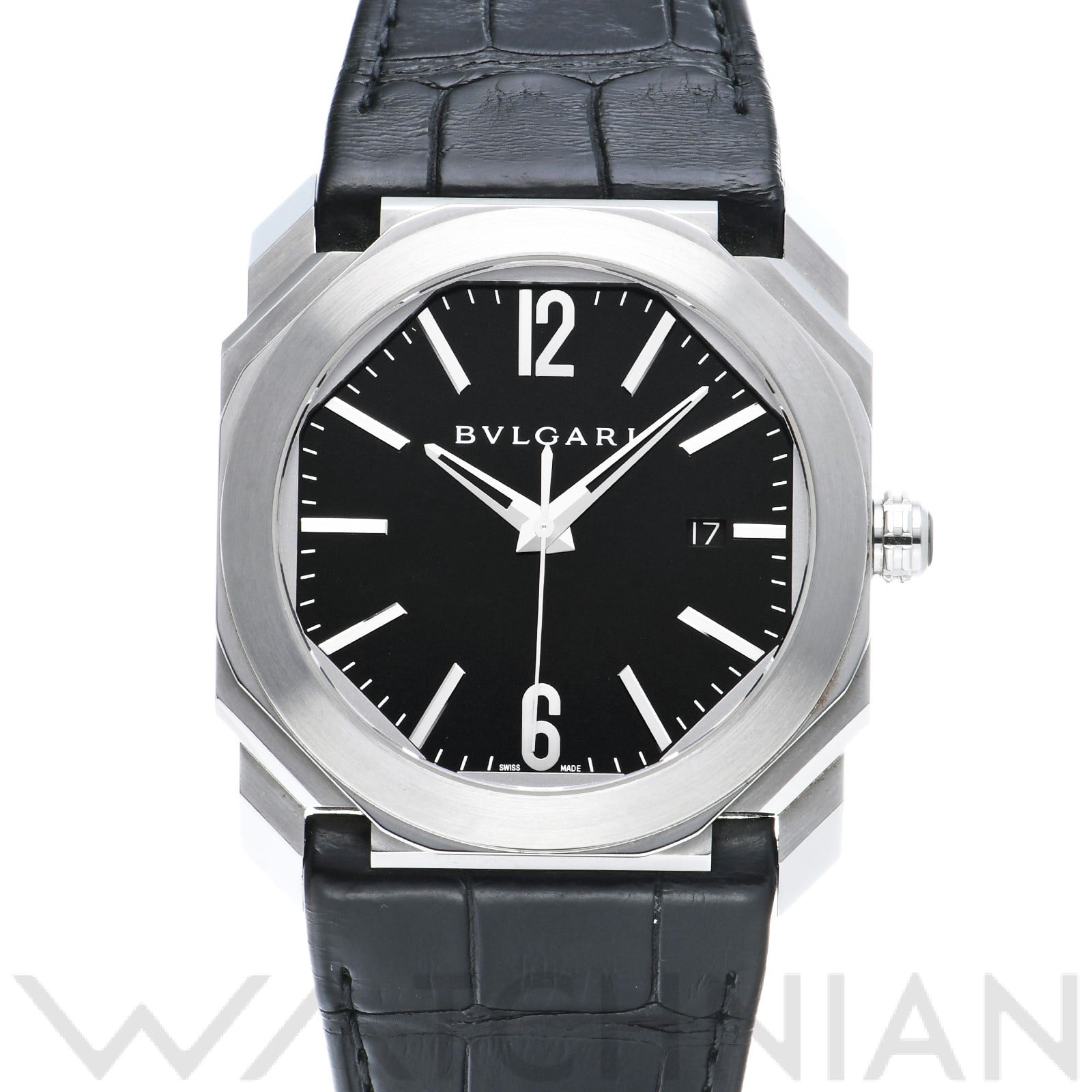 ブルガリ / BVLGARI オクト BGO41BSLD ブラック メンズ 時計 【中古】【wristwatch】