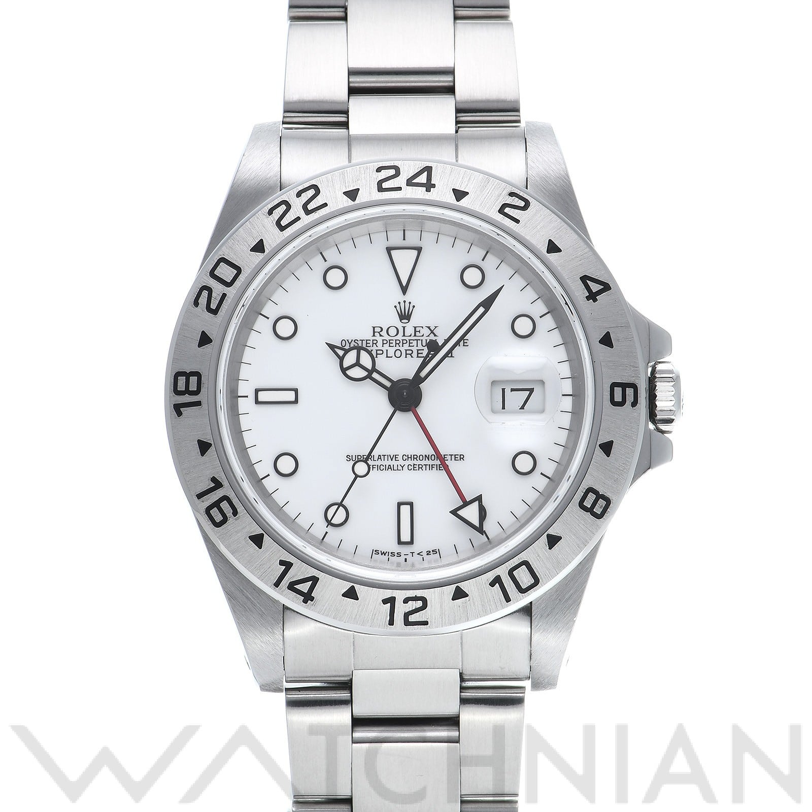 ロレックス エクスプローラーII 16570 ホワイト メンズ 時計 【中古】【wristwatch】