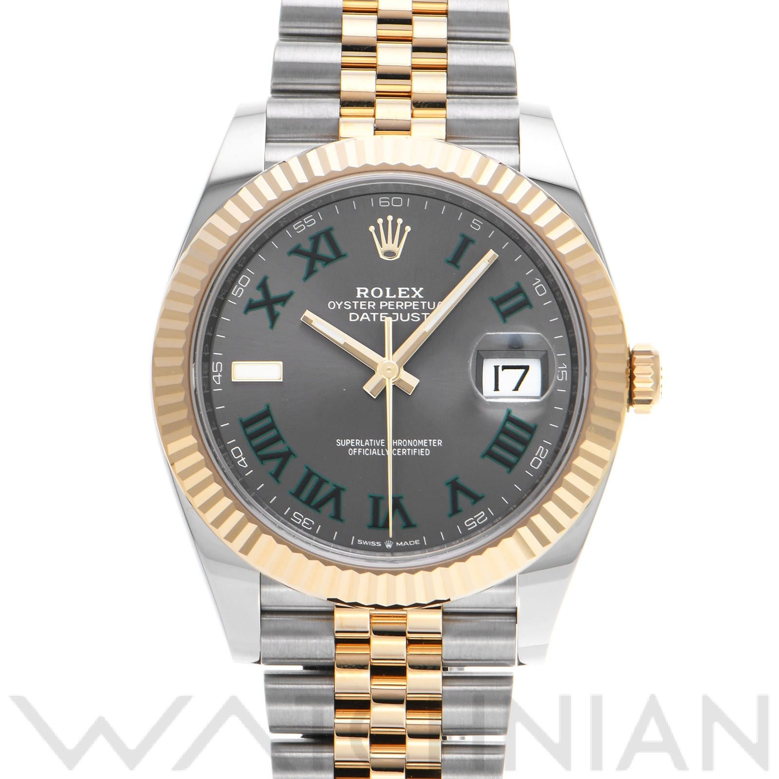 ロレックス デイトジャスト 41 126333 スレート メンズ 時計 【中古】【wristwatch】