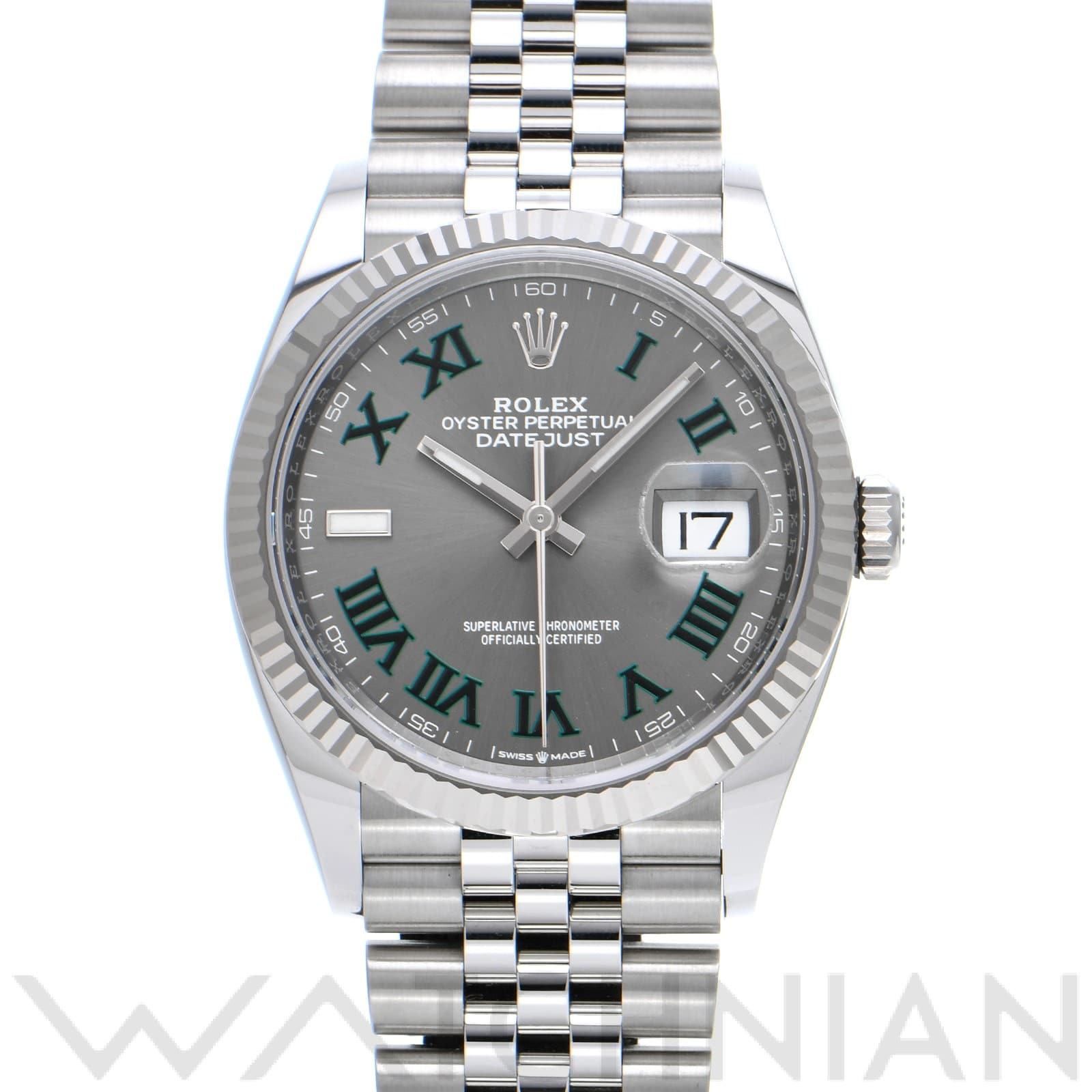 ロレックス デイトジャスト 36 126234 スレート メンズ 時計 【未使用】【wristwatch】