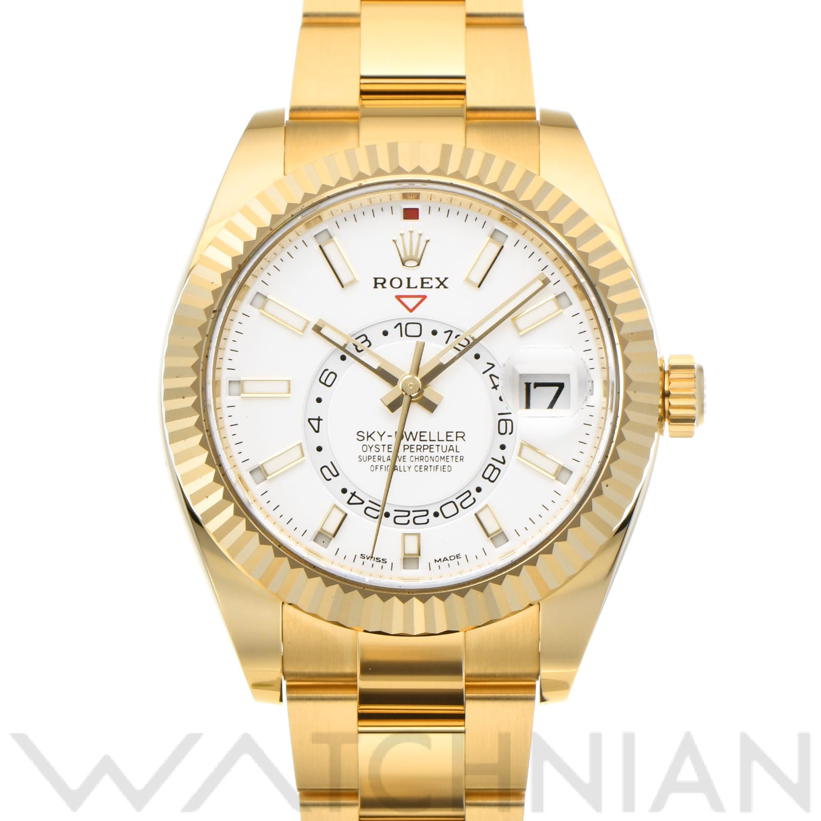 ロレックス / ROLEX スカイドゥエラー 326938 ホワイト メンズ 時計 【中古】【wristwatch】