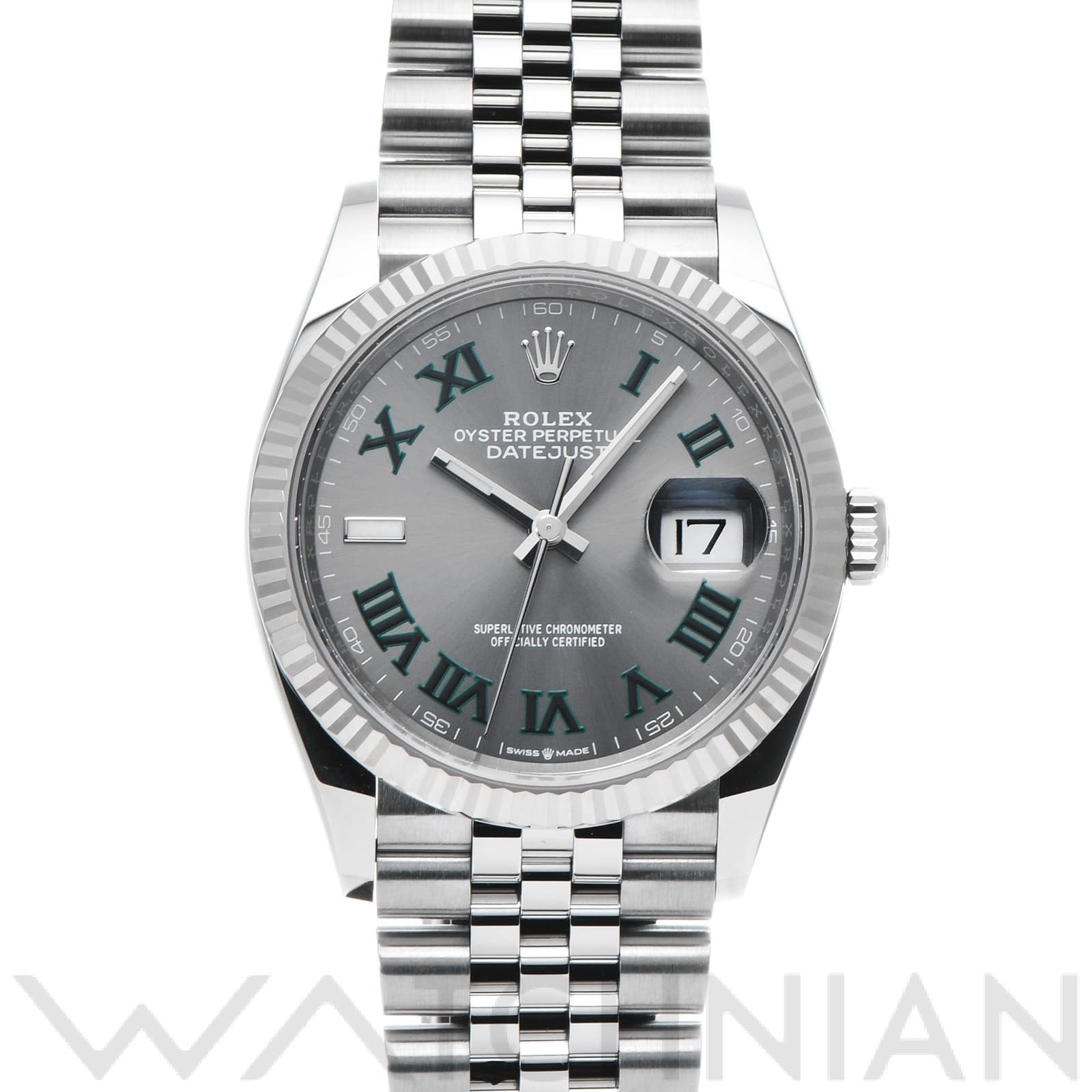 ロレックス デイトジャスト 126234 スレート メンズ 時計 【中古】【wristwatch】