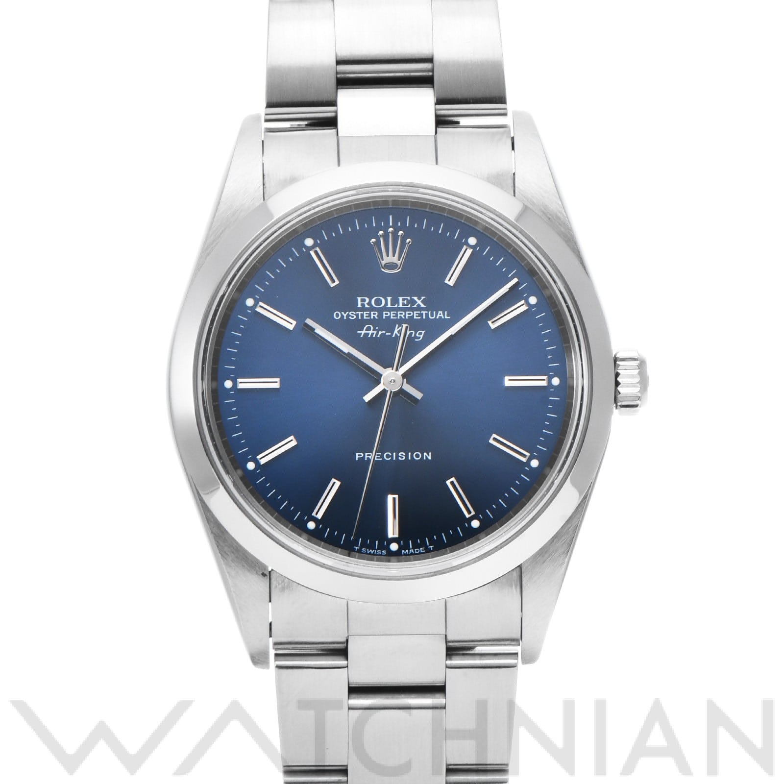 ロレックス エアキング 14000 ブルー メンズ 時計 【中古】【wristwatch】