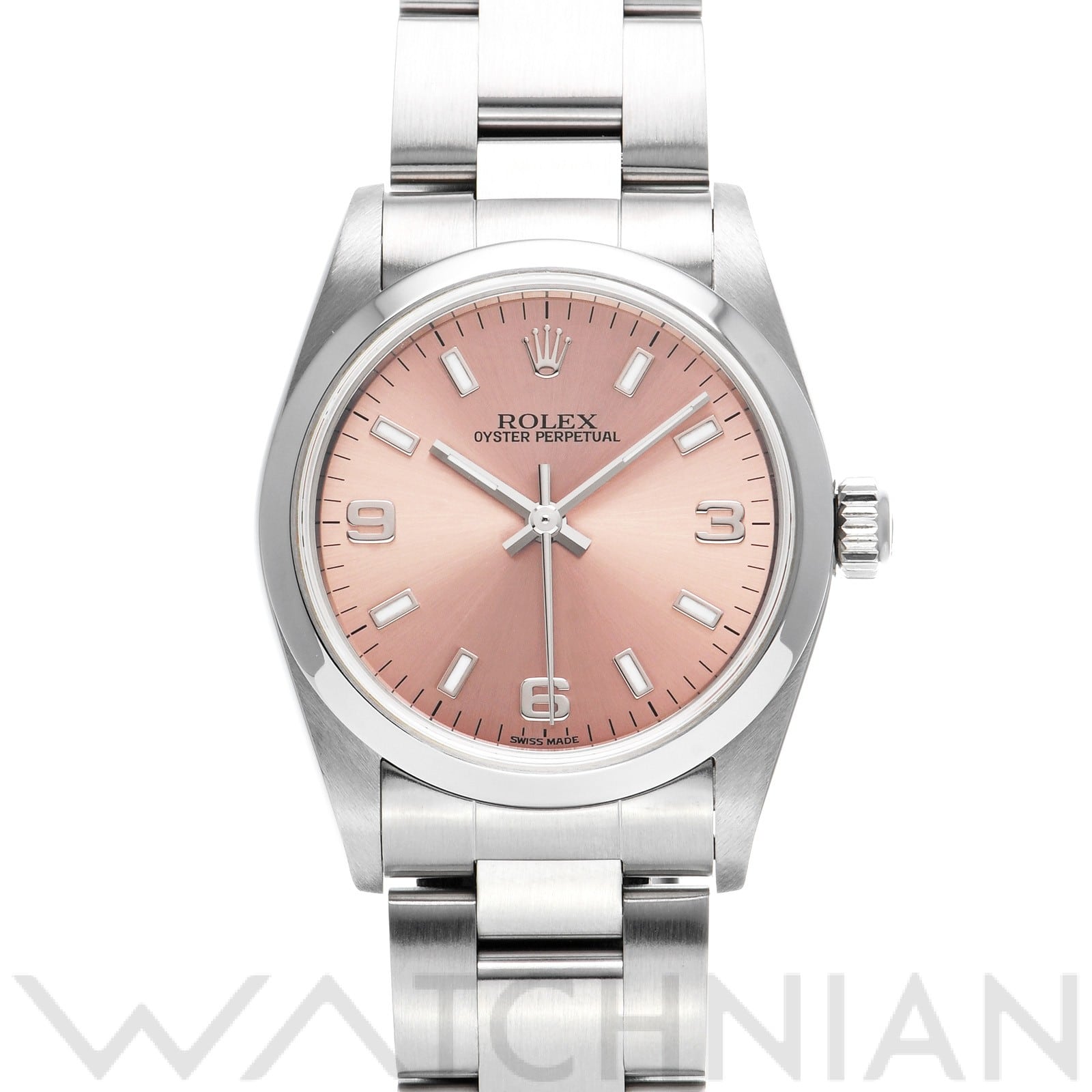 ロレックス / ROLEX オイスターパーペチュアル 31 77080 ピンク ユニセックス 時計 【中古】【wristwatch】