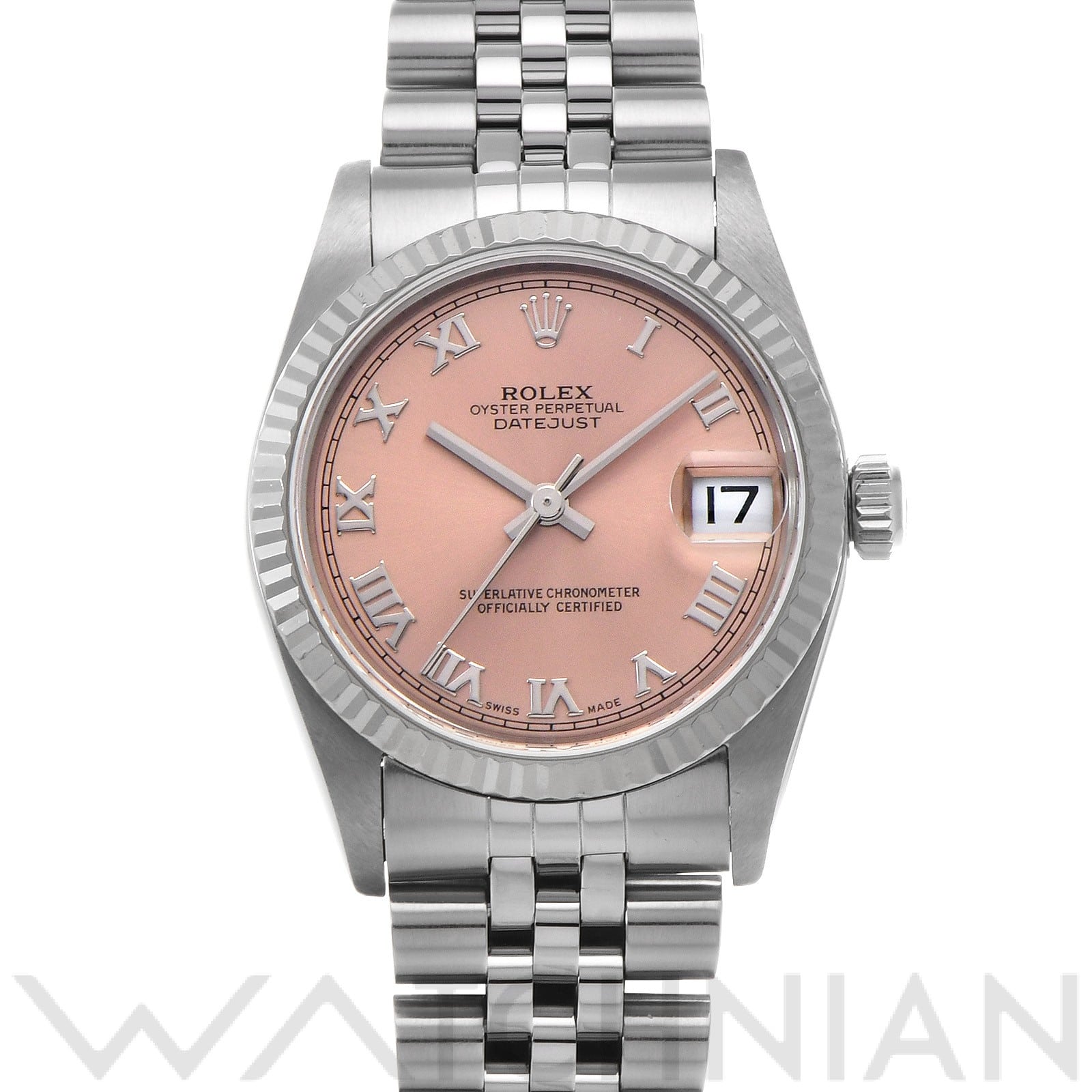 ロレックス デイトジャスト 31 78274 ピンク ユニセックス 時計 【中古】【wristwatch】