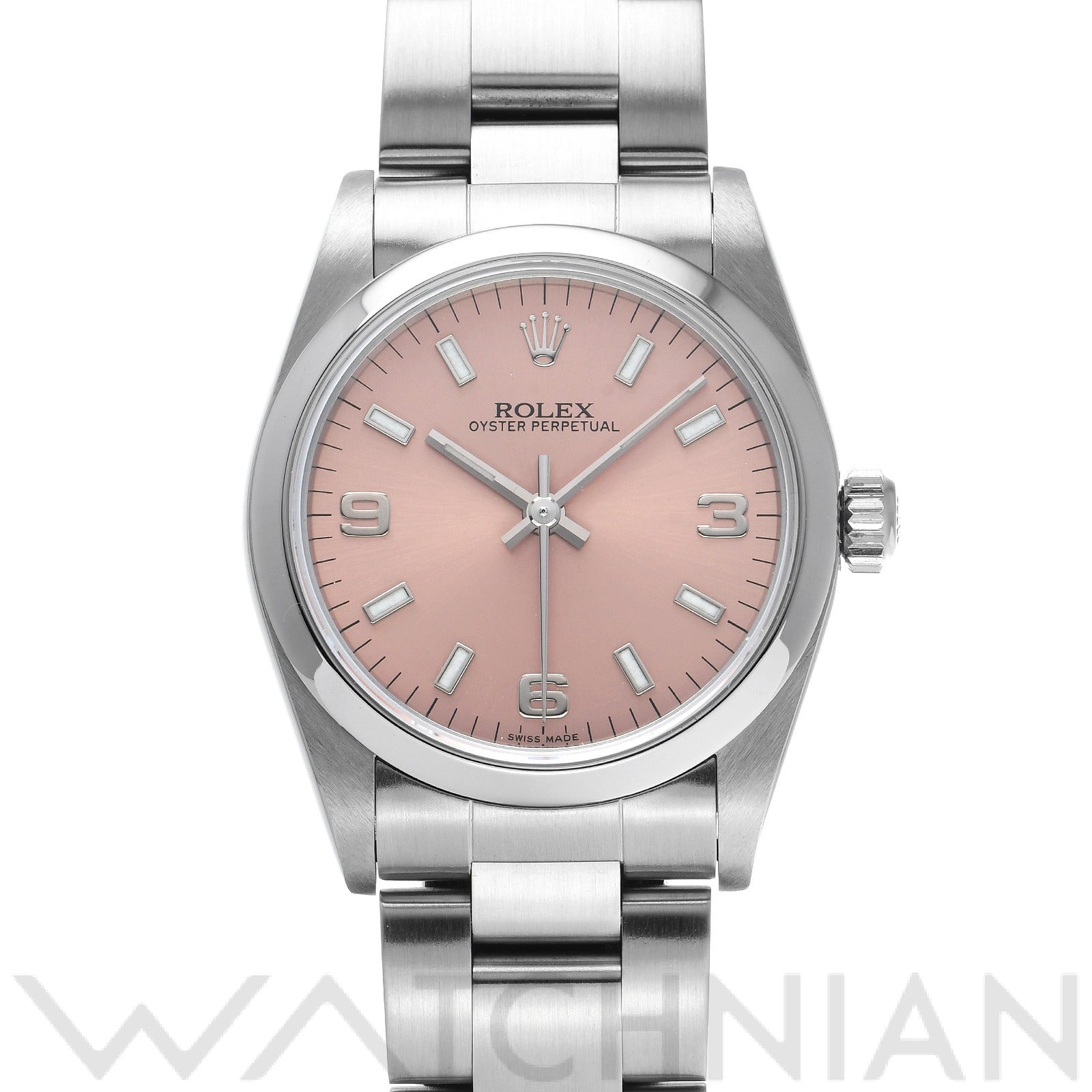 ロレックス / ROLEX オイスターパーペチュアル 77080 ピンク ユニセックス 時計 【中古】【wristwatch】