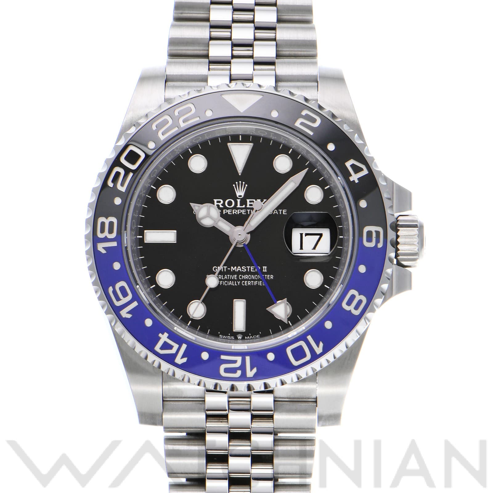 ロレックス GMTマスターII 126710BLNR ブラック メンズ 時計 【中古】【wristwatch】