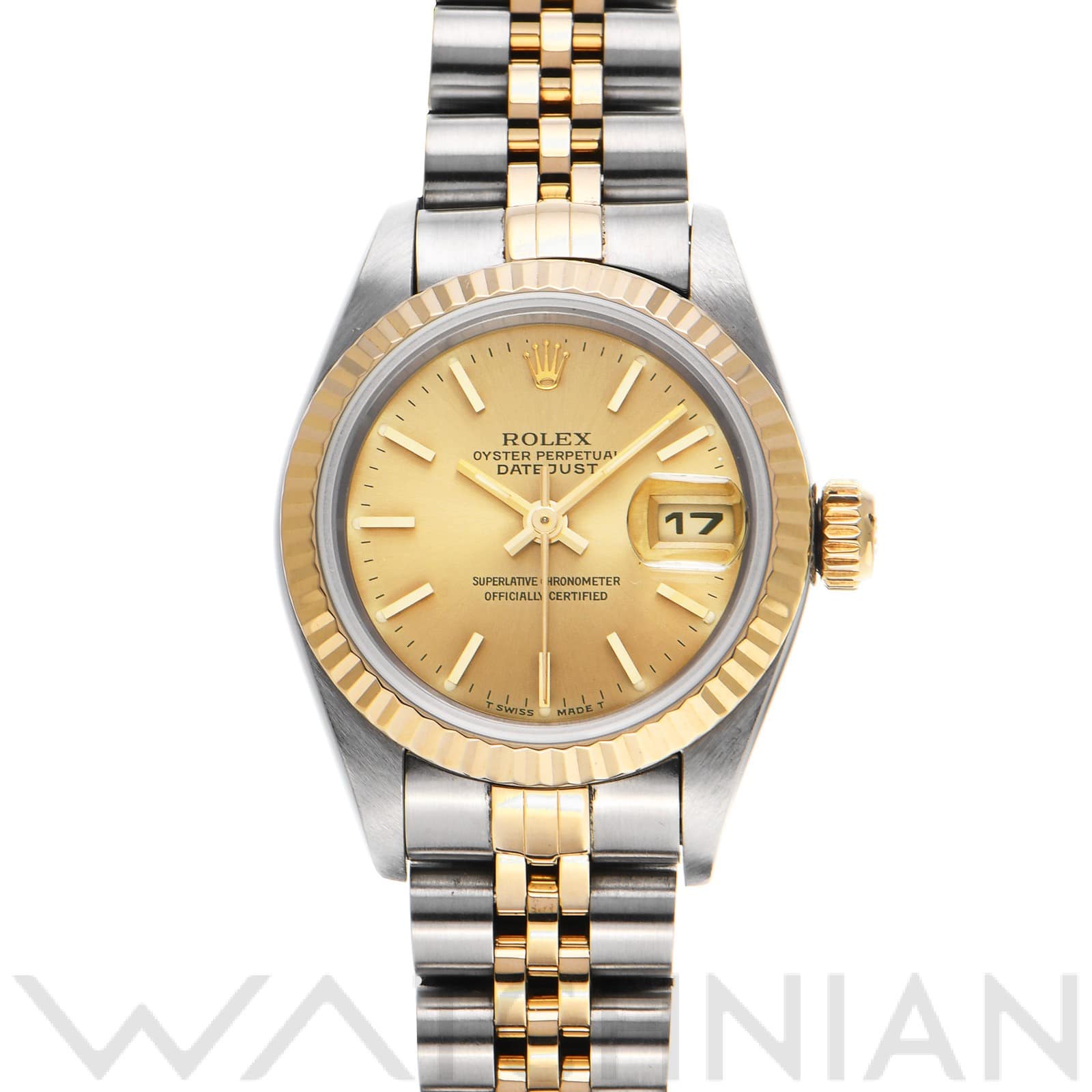 ロレックス デイトジャスト 69173 シャンパン メンズ 時計 【中古】【wristwatch】