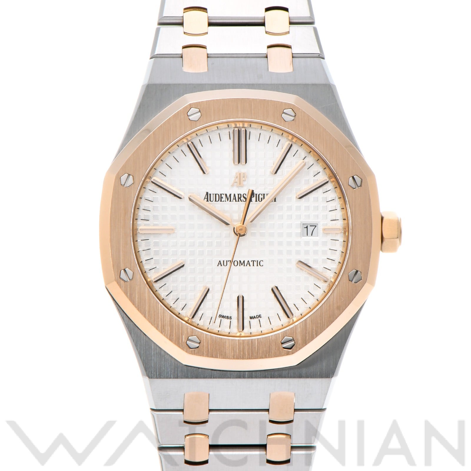 オーデマ ピゲ ロイヤルオーク 15400SR.OO.1220SR.01 シルバー メンズ 時計 【中古】【wristwatch】