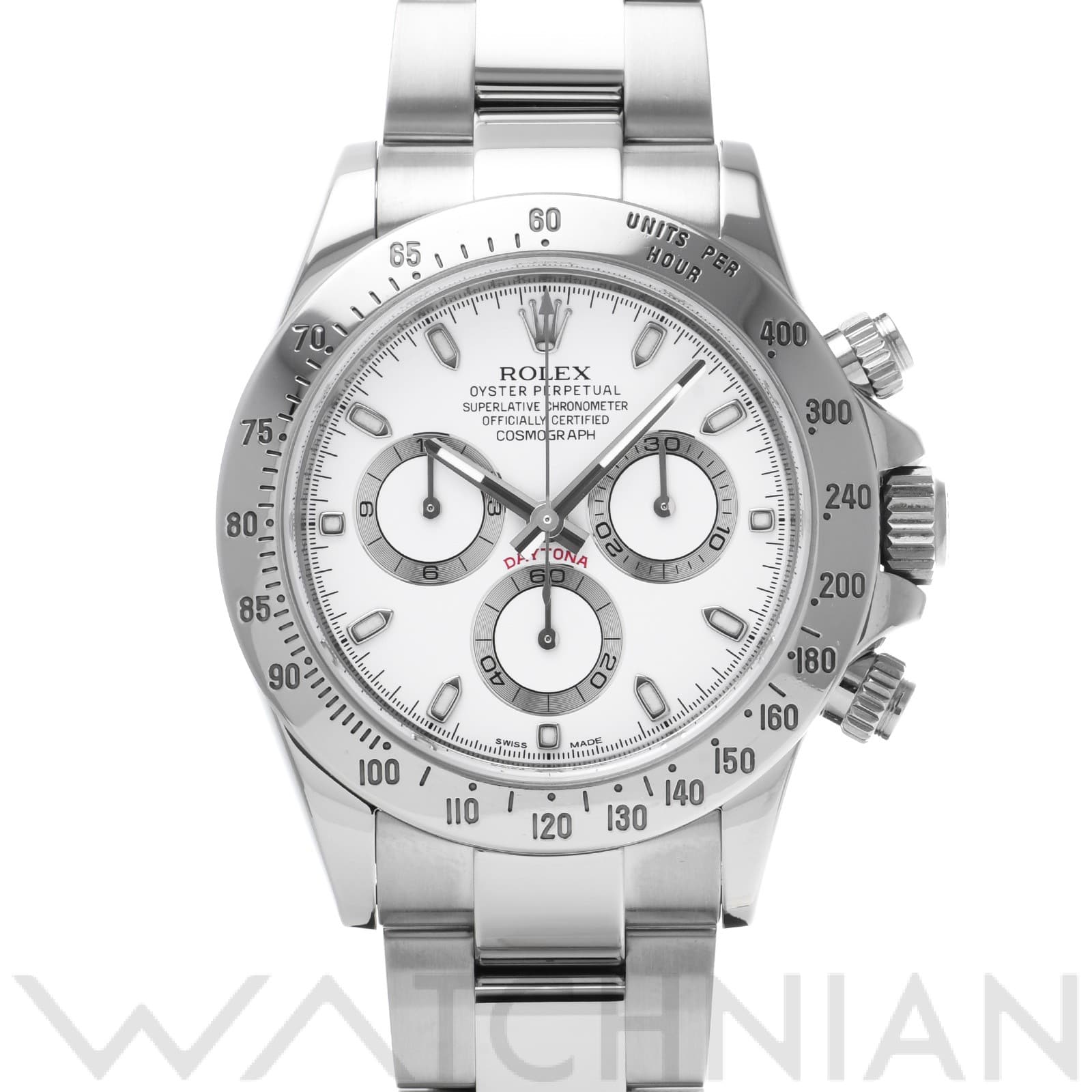 ロレックス コスモグラフ デイトナ 116520 ホワイト メンズ 時計 【中古】【wristwatch】