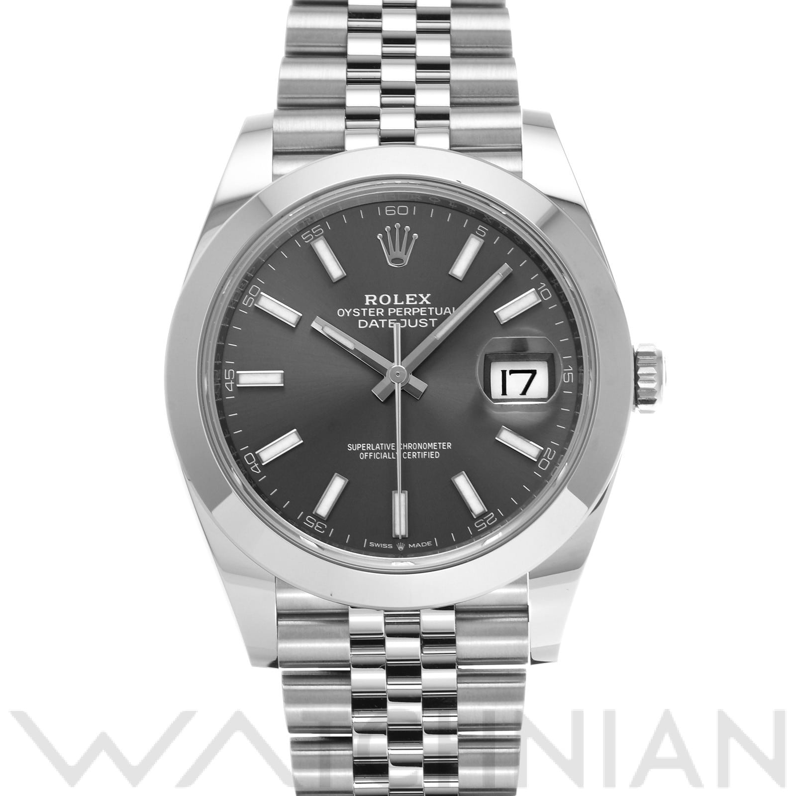 ロレックス / ROLEX デイトジャスト 41 126300 スレート メンズ 時計 【中古】【wristwatch】