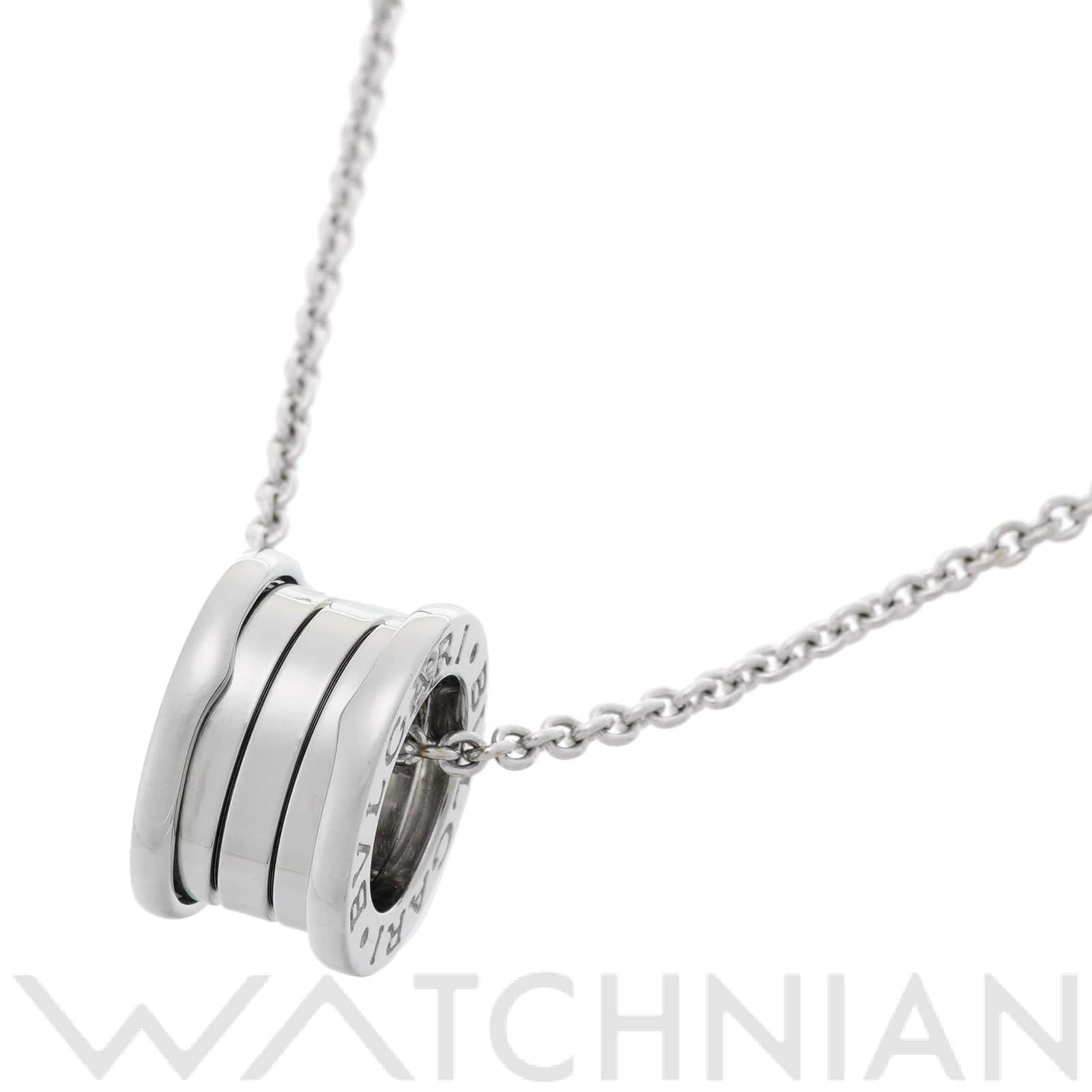 ブルガリ ビーゼロワン ペンダント ネックレス K18ホワイトゴールド WG レディース ジュエリー 【中古】【jewelry】
