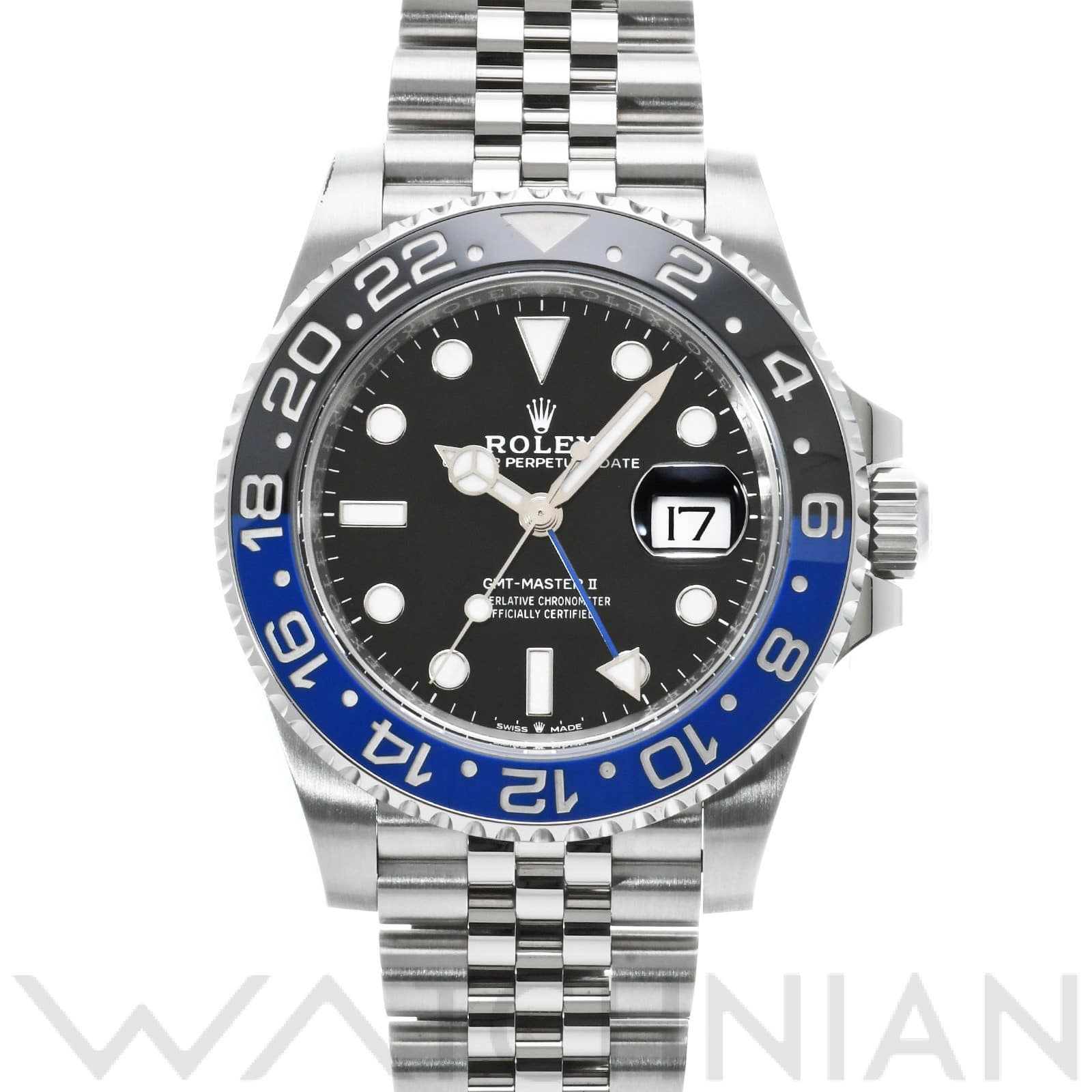 ロレックス GMTマスターII 126710BLNR ブラック メンズ 時計 【中古】【wristwatch】