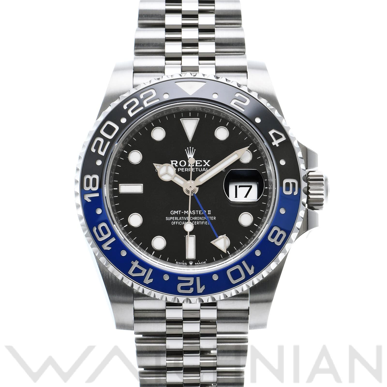 ロレックス GMTマスターII 126710BLNR ブラック メンズ 時計 【中古】【wristwatch】