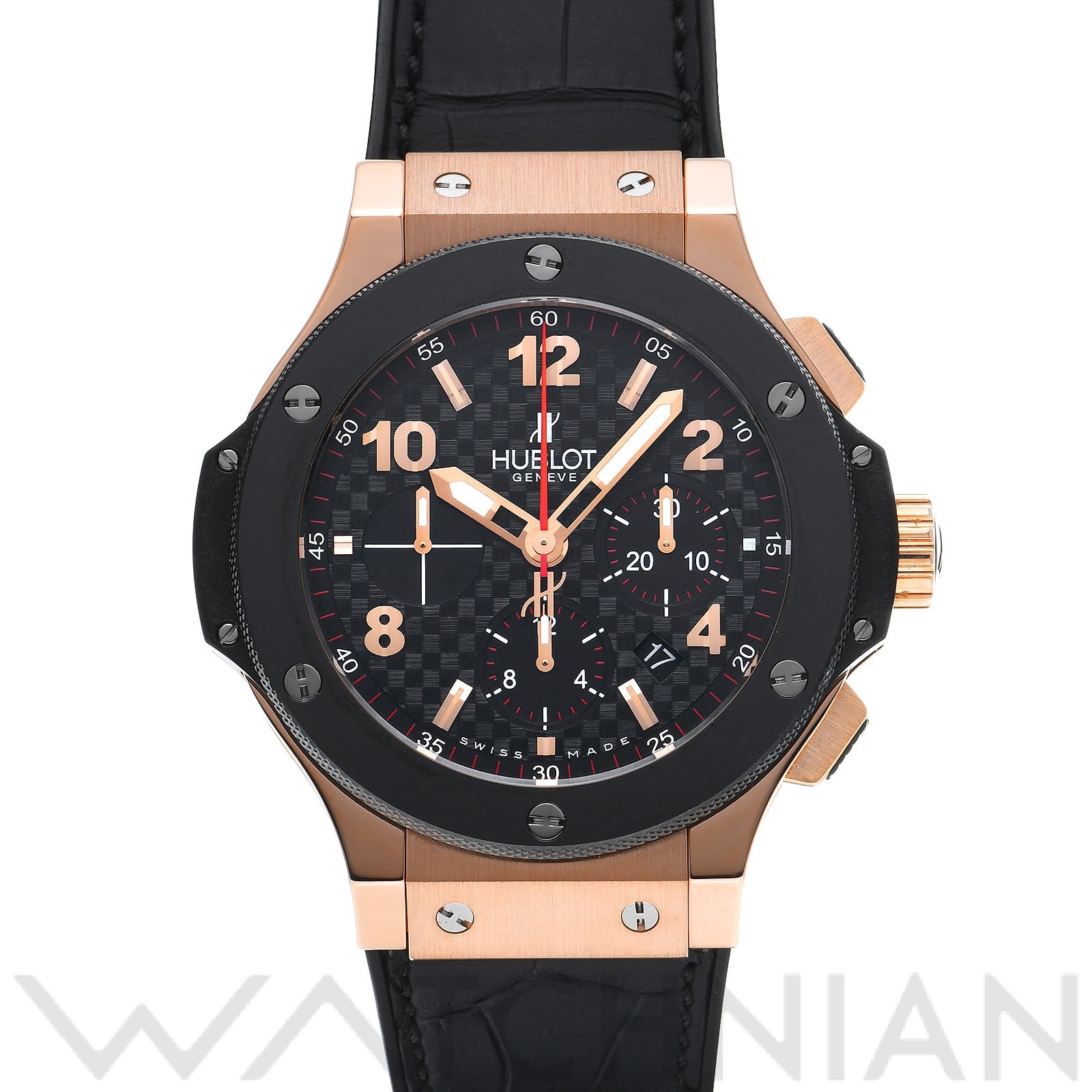 ウブロ / HUBLOT ビッグバン ゴールド セラミック 301.PB.131.RX ブラックカーボン メンズ 時計 【中古】【wristwatch】