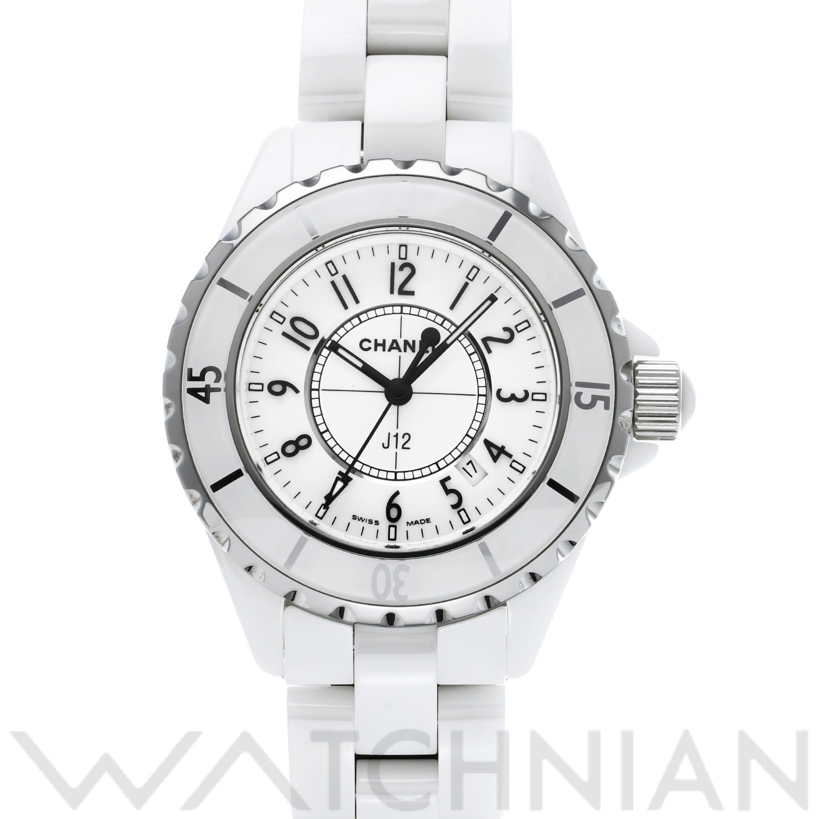 シャネル / CHANEL J12 H0968 ホワイト レディース 時計 【中古】【wristwatch】