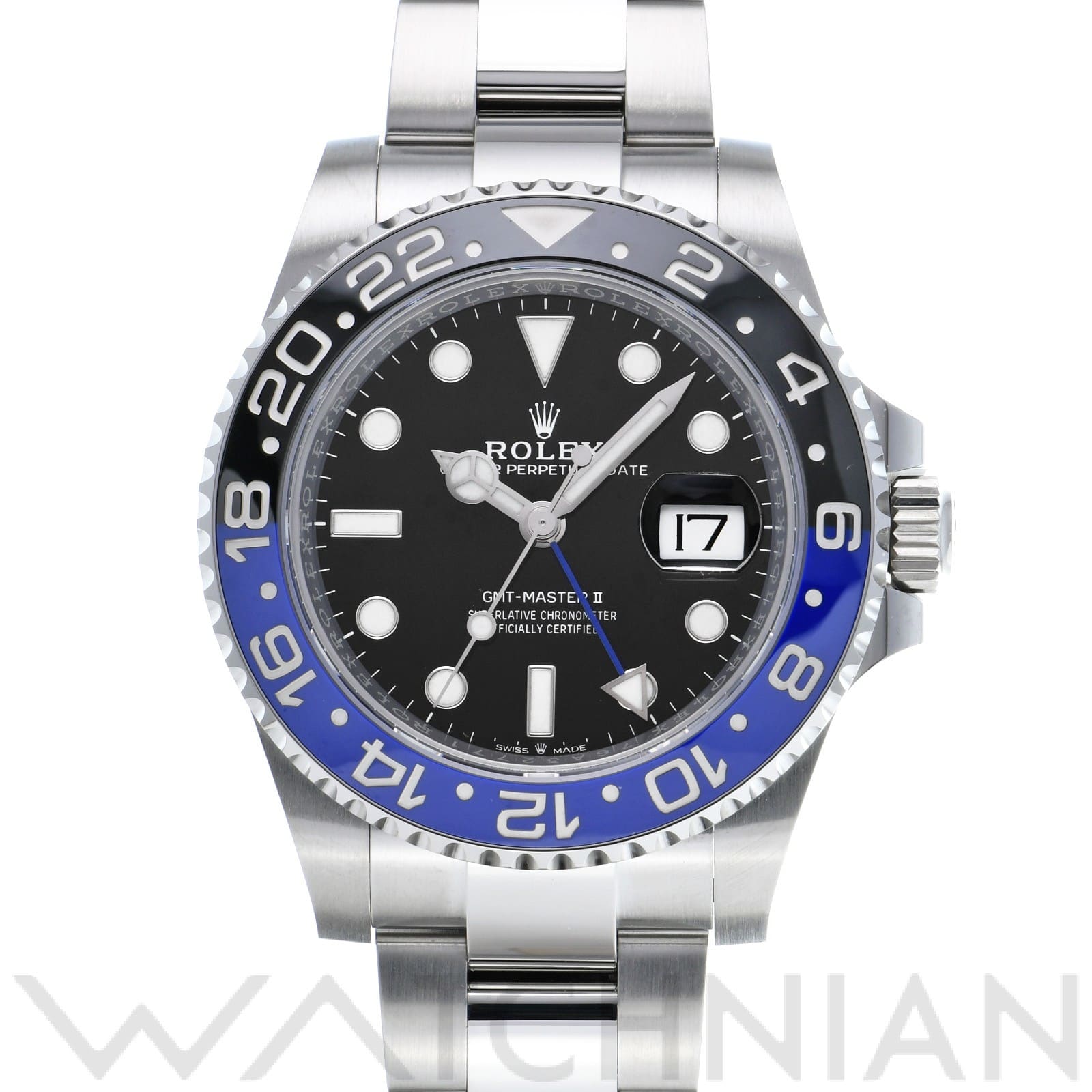 ロレックス GMTマスターII 126710BLNR ブラック メンズ 時計 【中古】【wristwatch】