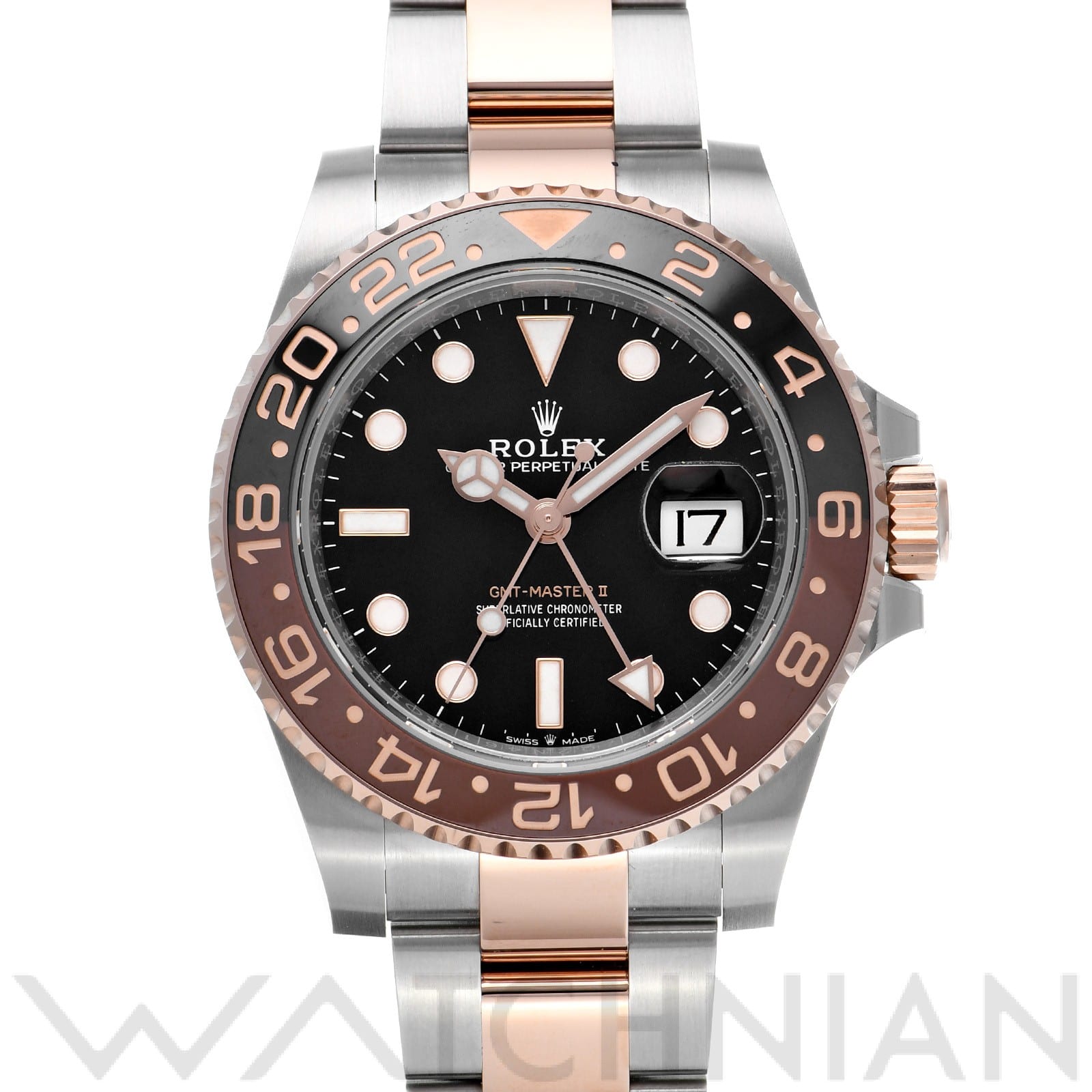 ロレックス GMTマスターII 126711CHNR ブラック メンズ 時計 【中古】【wristwatch】