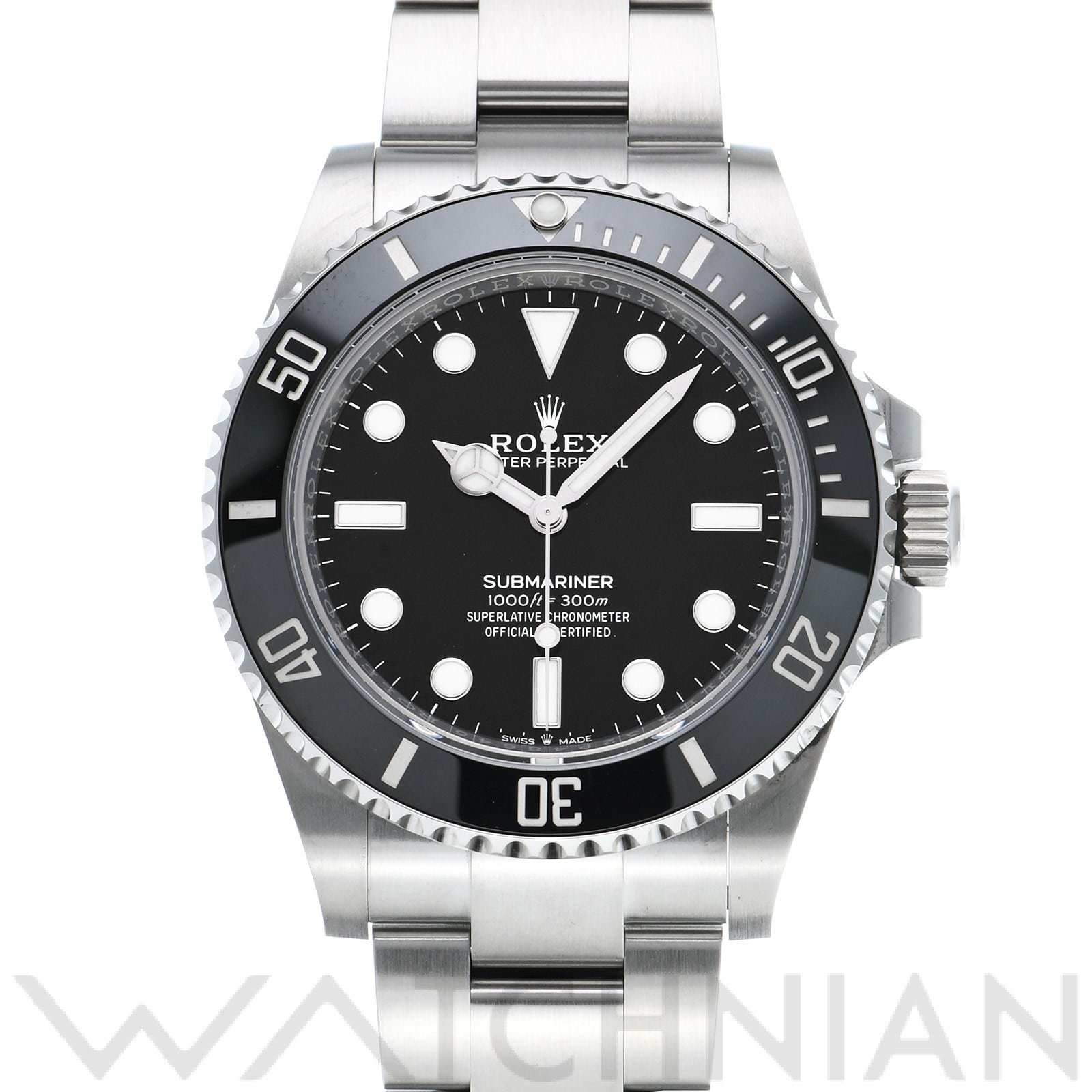 ロレックス サブマリーナ 124060 ブラック メンズ 時計 【中古】【wristwatch】