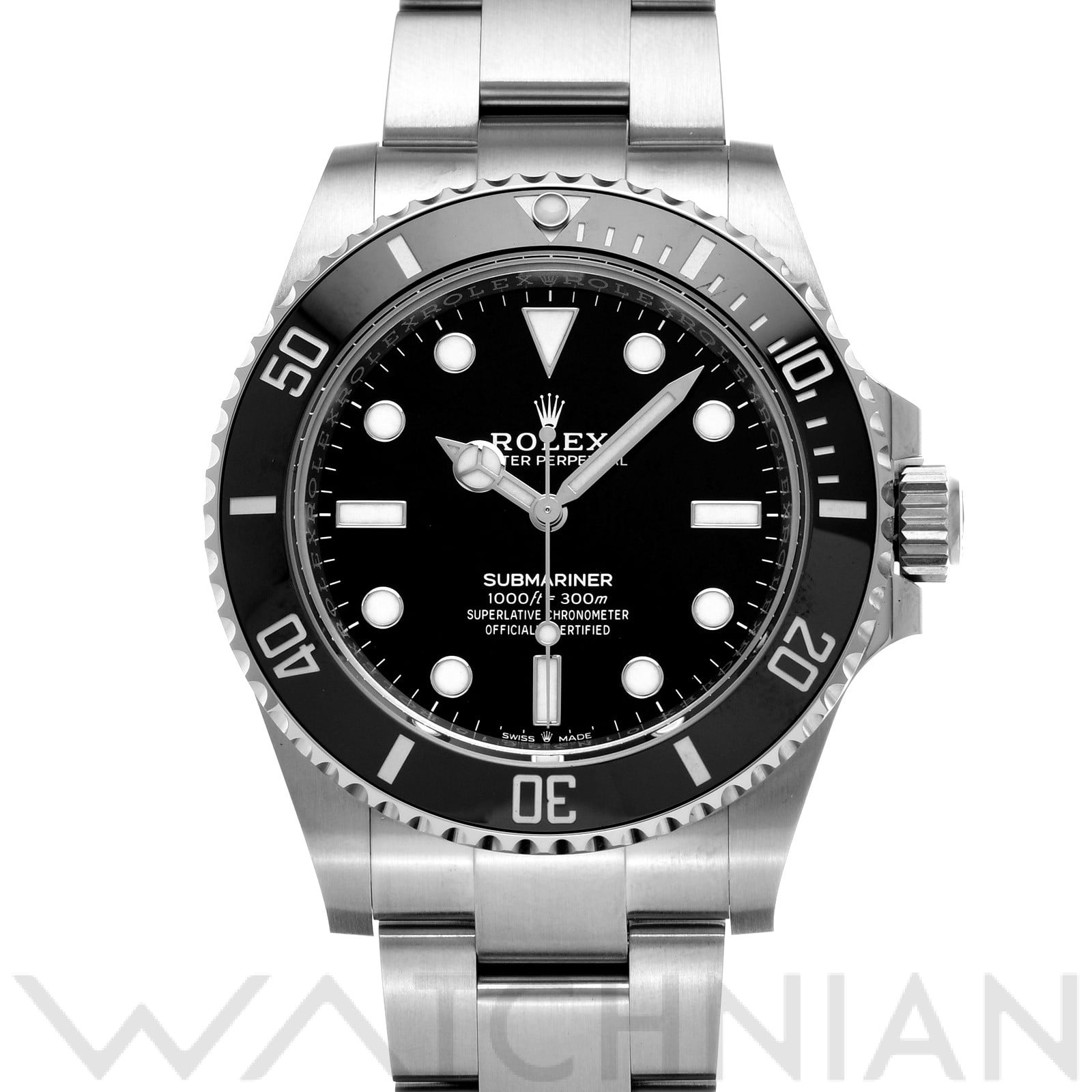 ロレックス サブマリーナ 124060 ブラック メンズ 時計 【中古】【wristwatch】